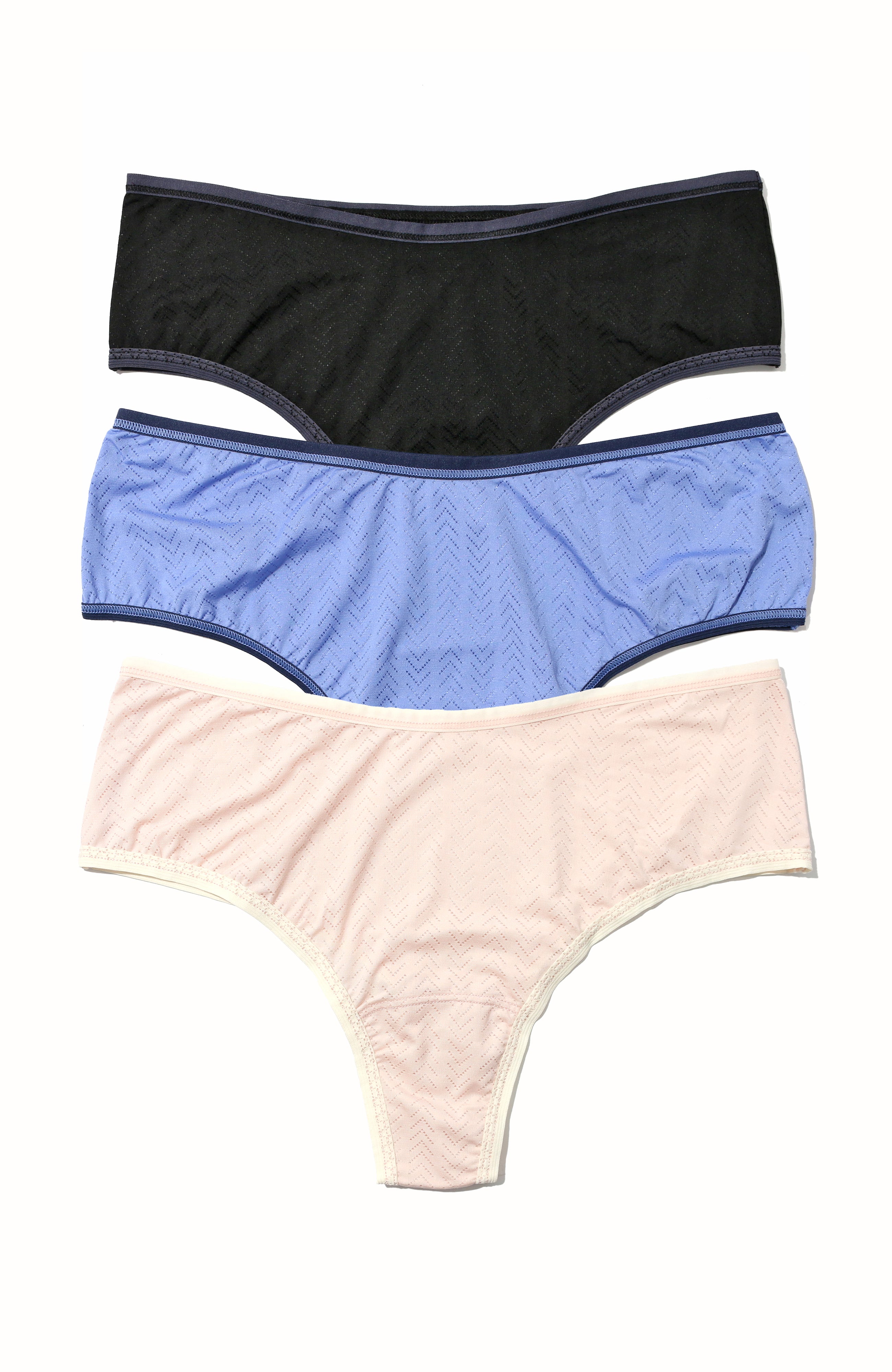 3pack Move Calm Hi - Rise Thong