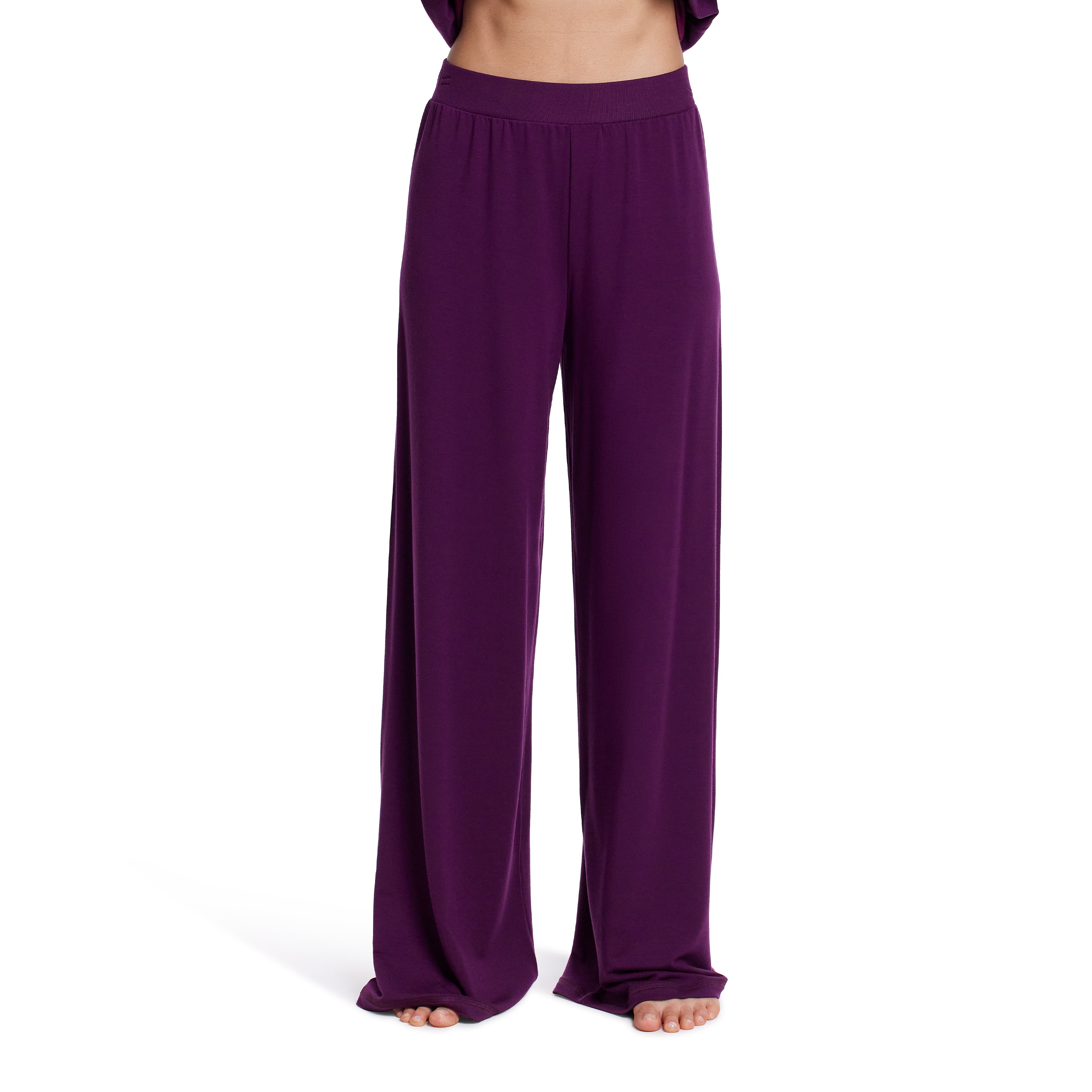 French Terry Wide Leg Pant