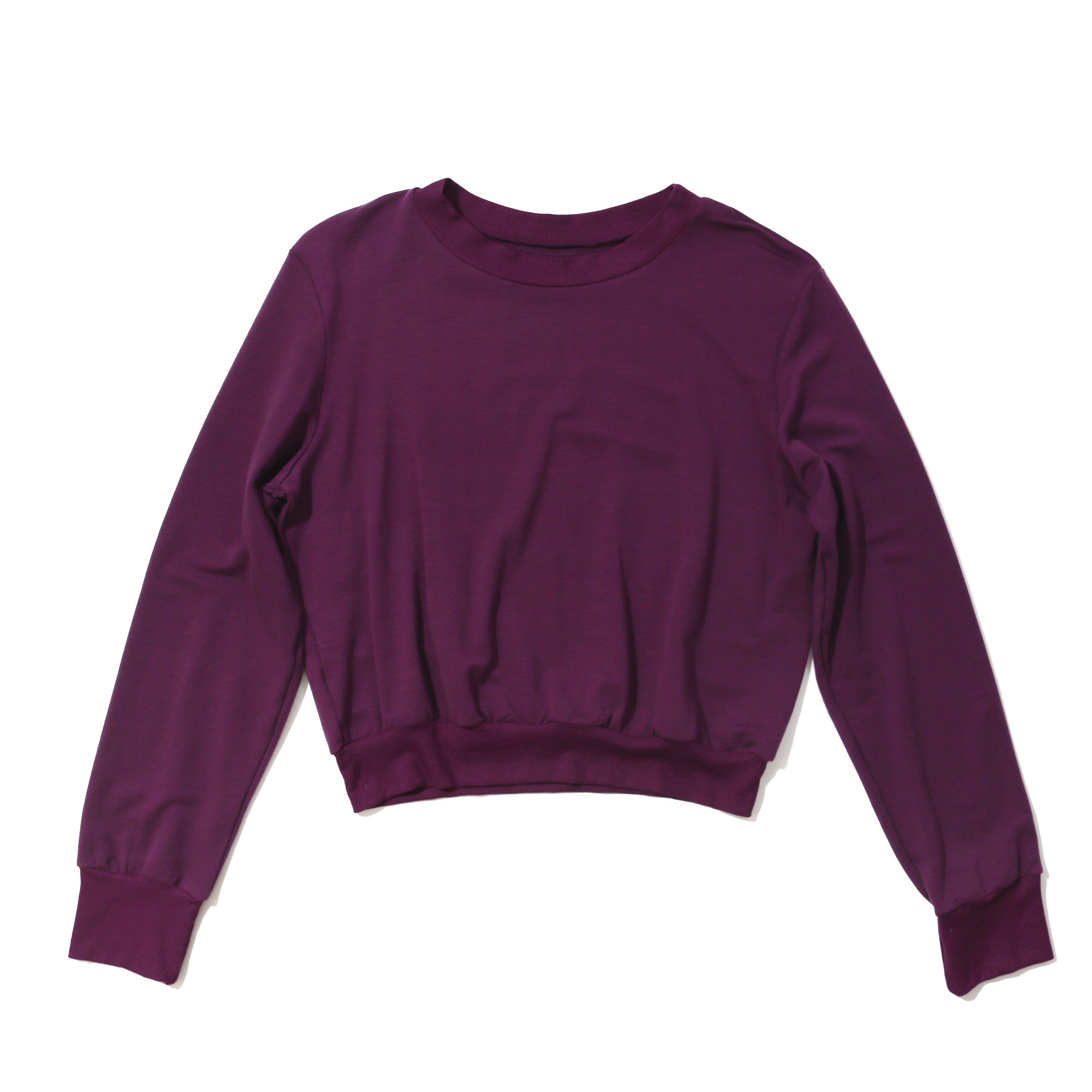 French Terry Crop Sweatshirt