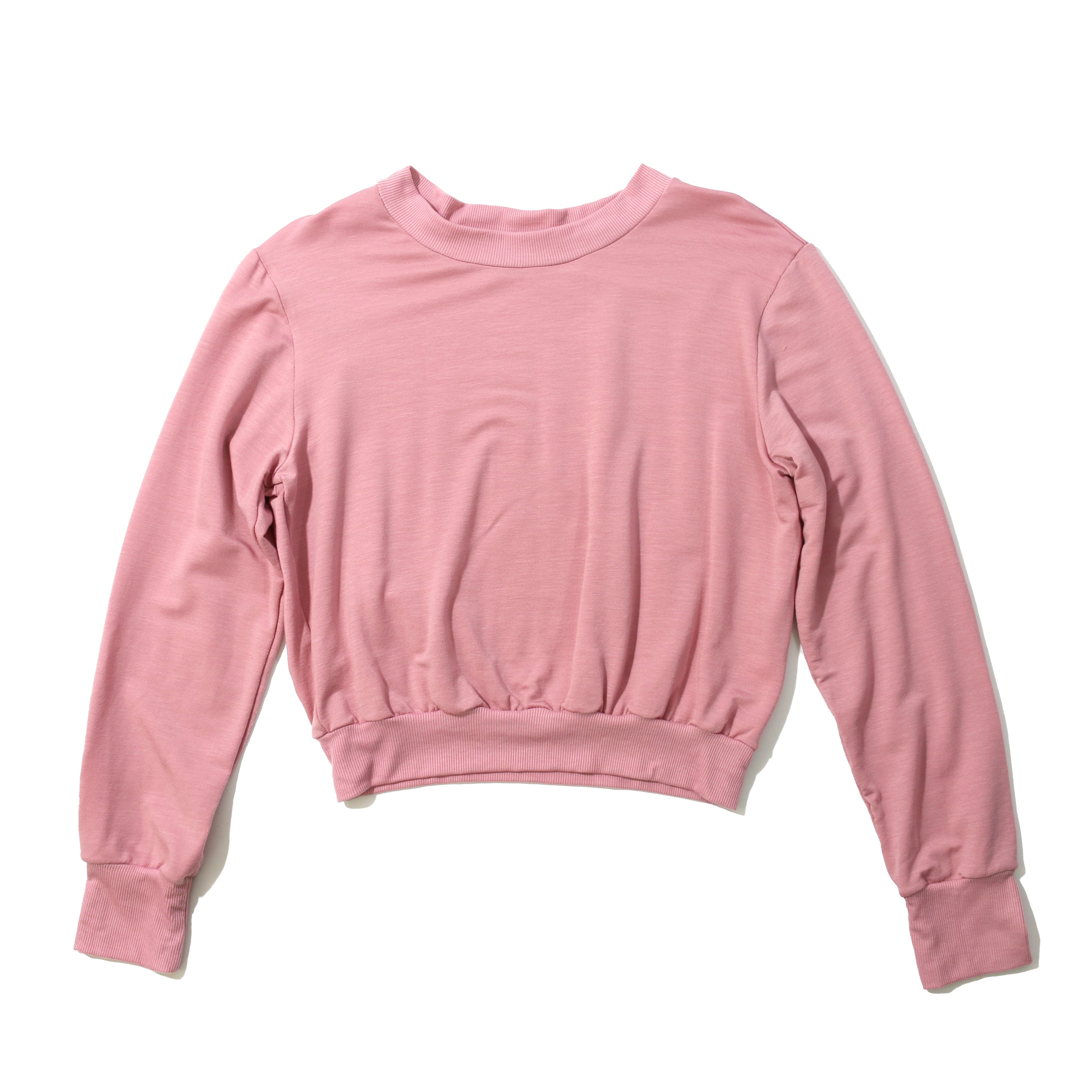 French Terry Crop Sweatshirt