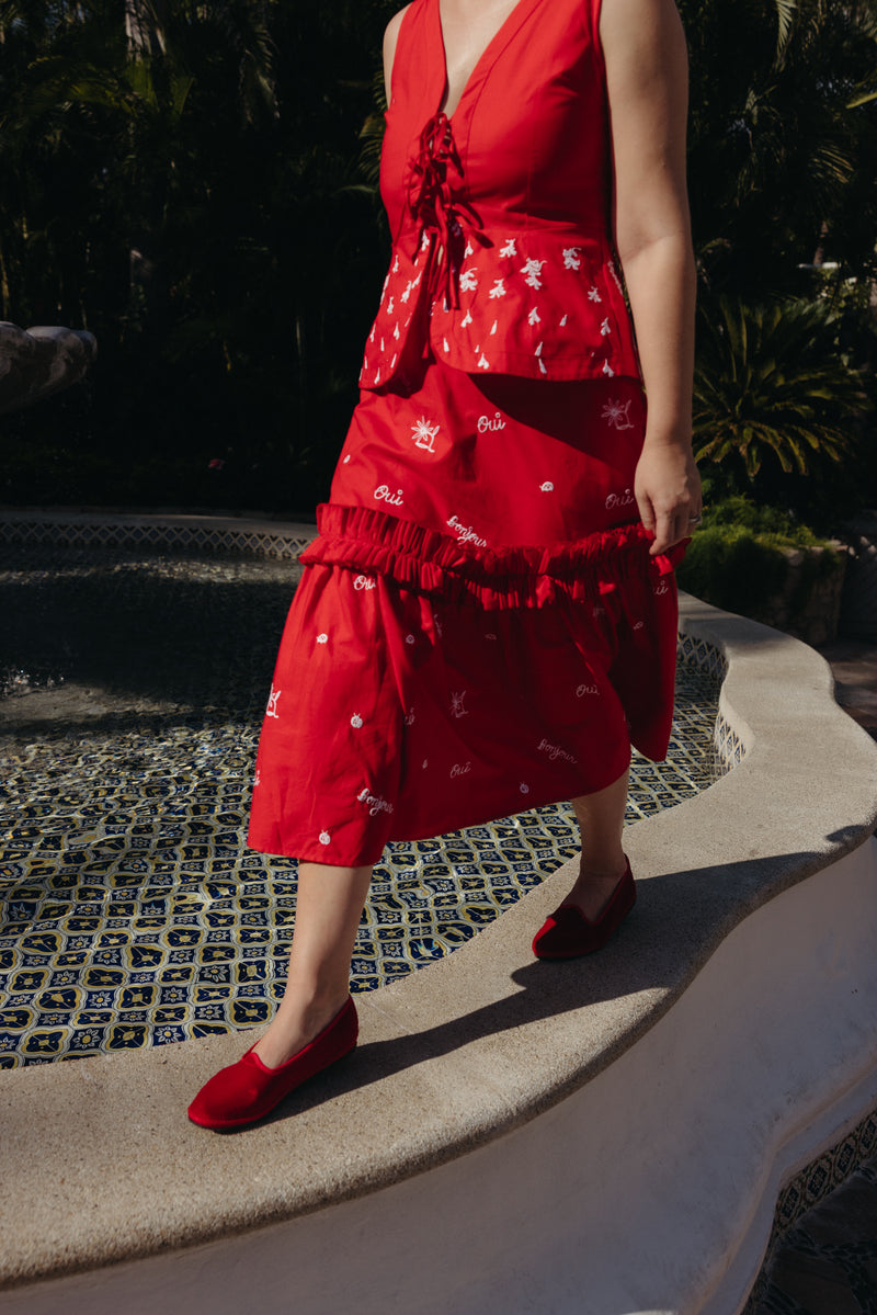 Oui Skirts | Red
