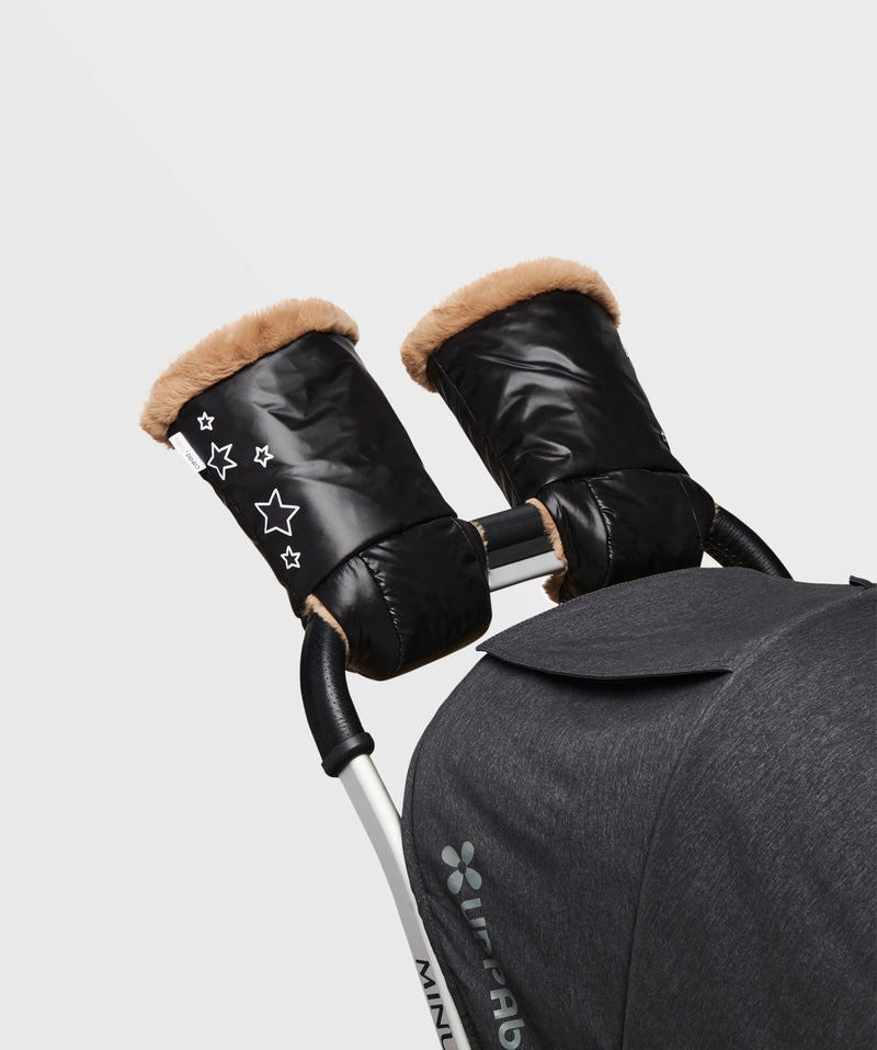 Winter Stroller Gloves - Nylon In Black Printed
