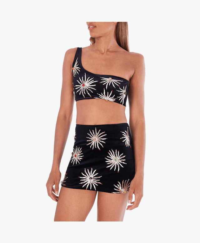 CALLIE BIKINI TOP BLACK
