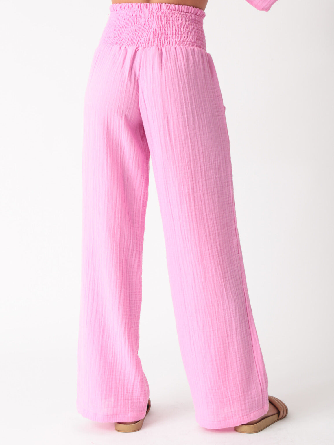 Beach Gauze Pant - Bubblegum