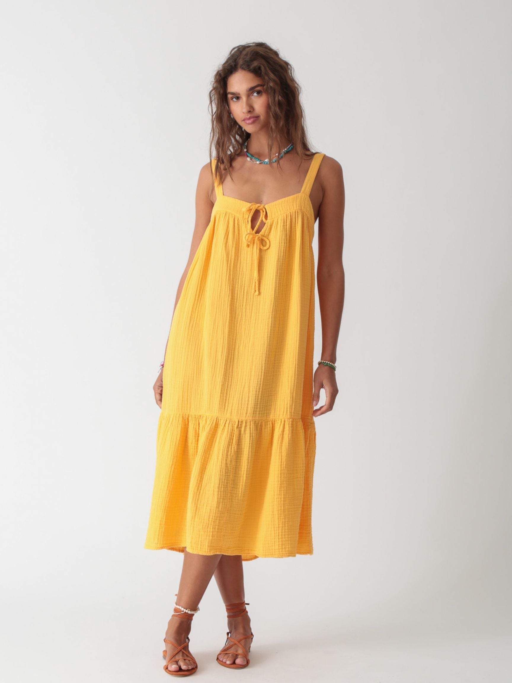 Addison Dress - Sunflower