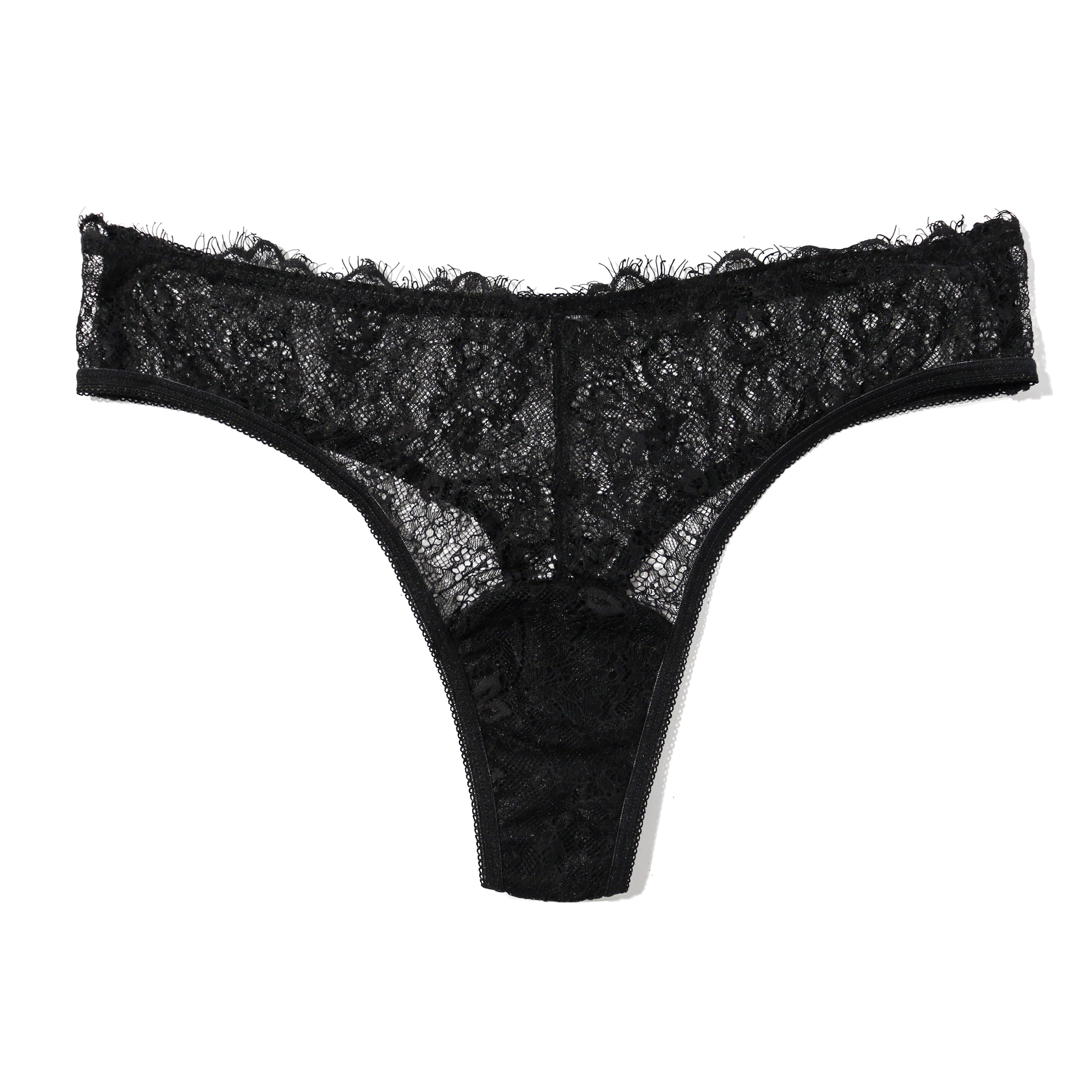 SHEER SEDUCTION NATURAL RISE THONG