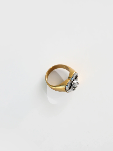 Boys Lie Stainless Steel Logo Heart Ring