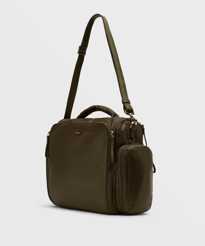 Vanity Kit Large Nylon In Olive