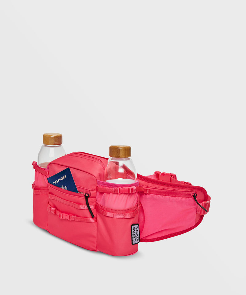 Travel Waistbag In Neon Pink
