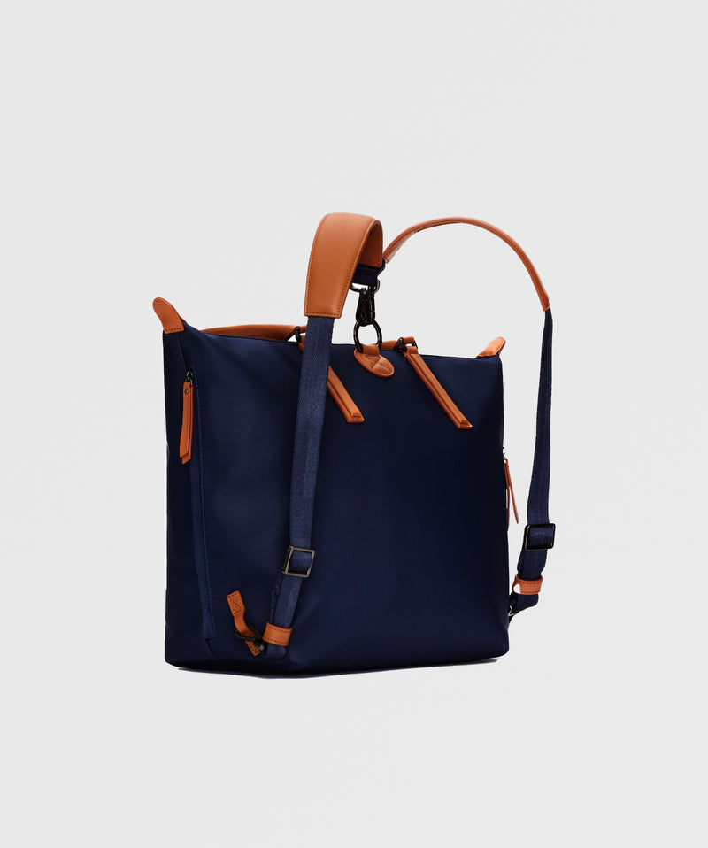 Studio Tote In Navy / Gunmetal Hardware