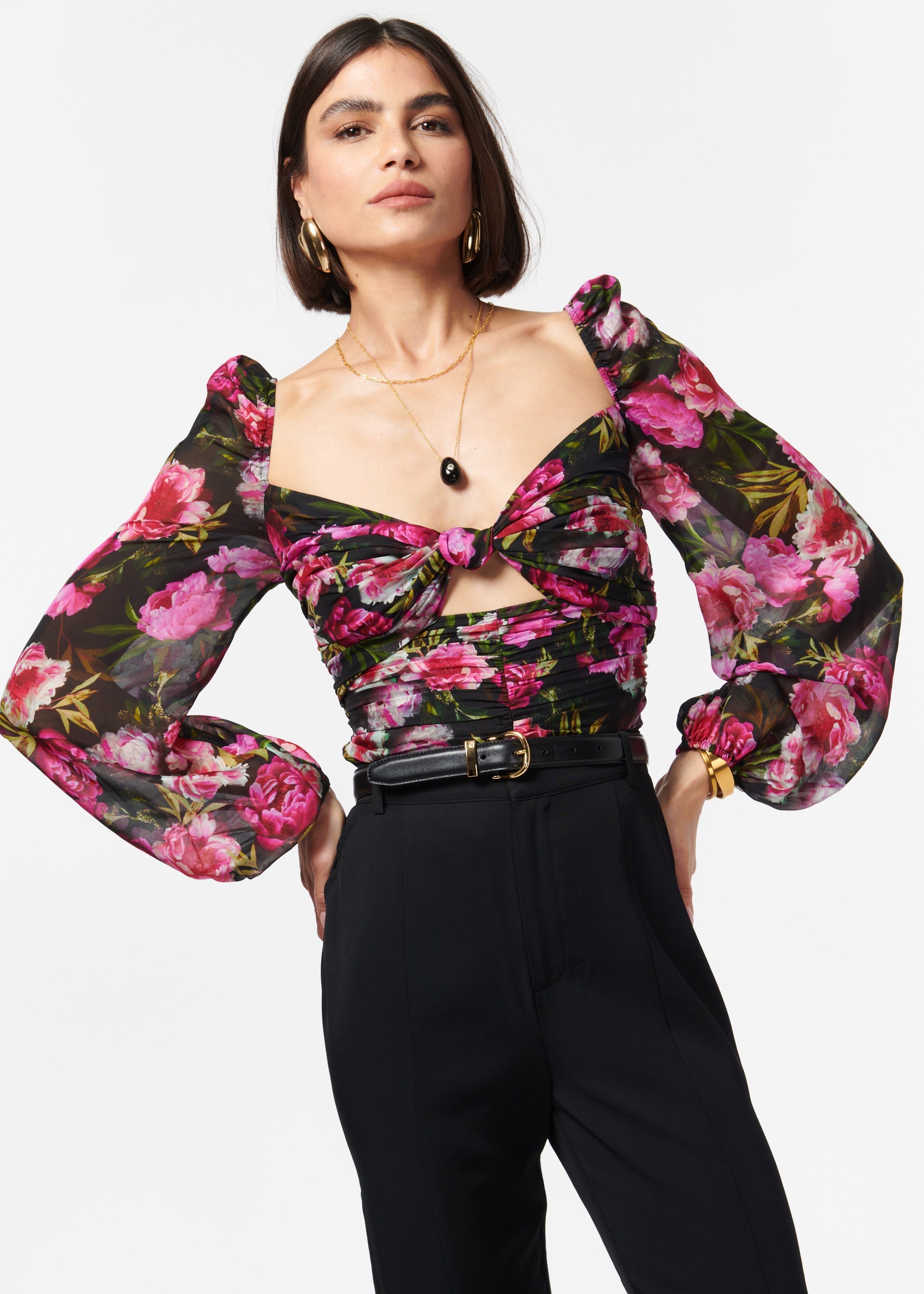 Kimmy Bodysuit Plum Blossom