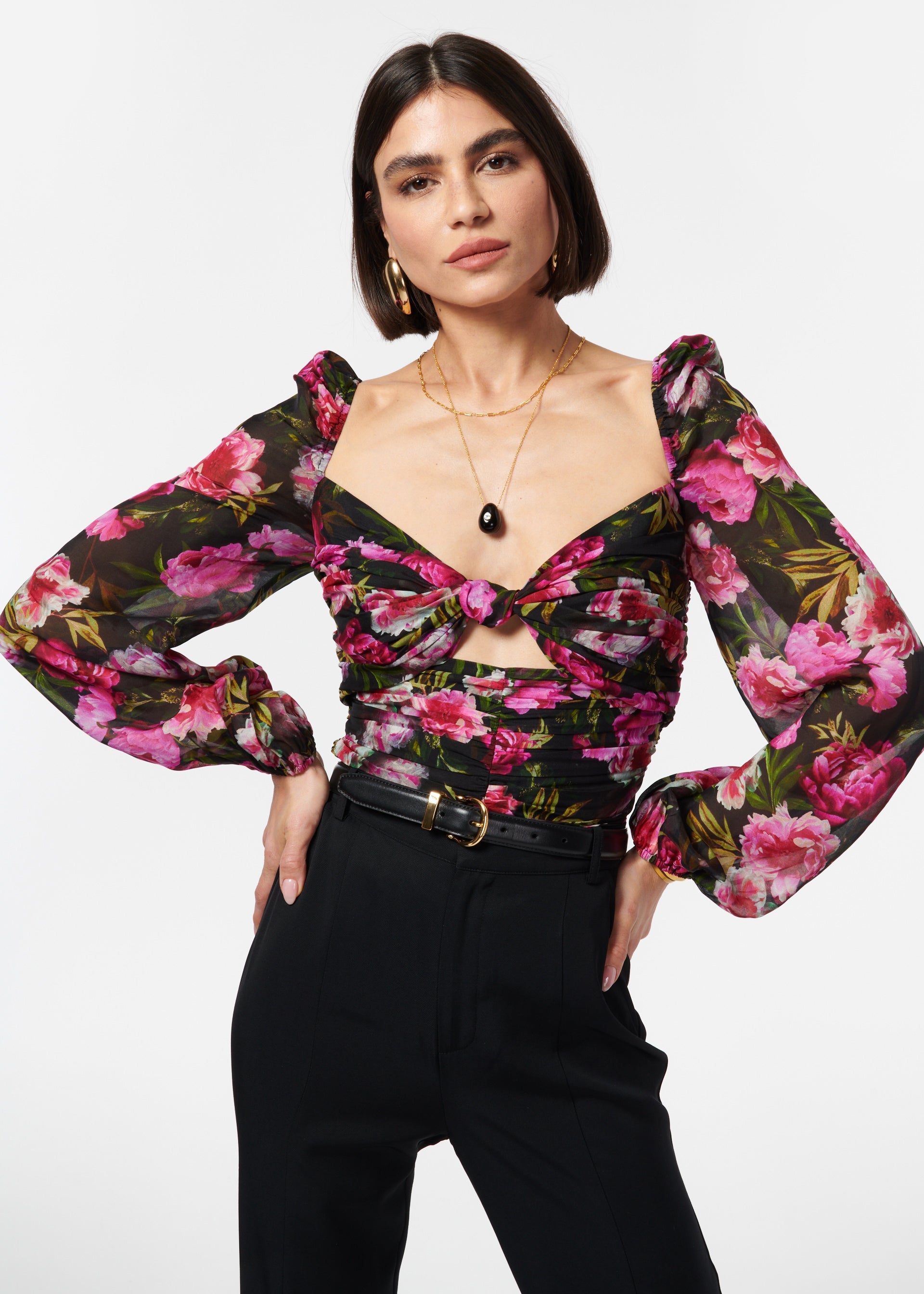 Kimmy Bodysuit Plum Blossom