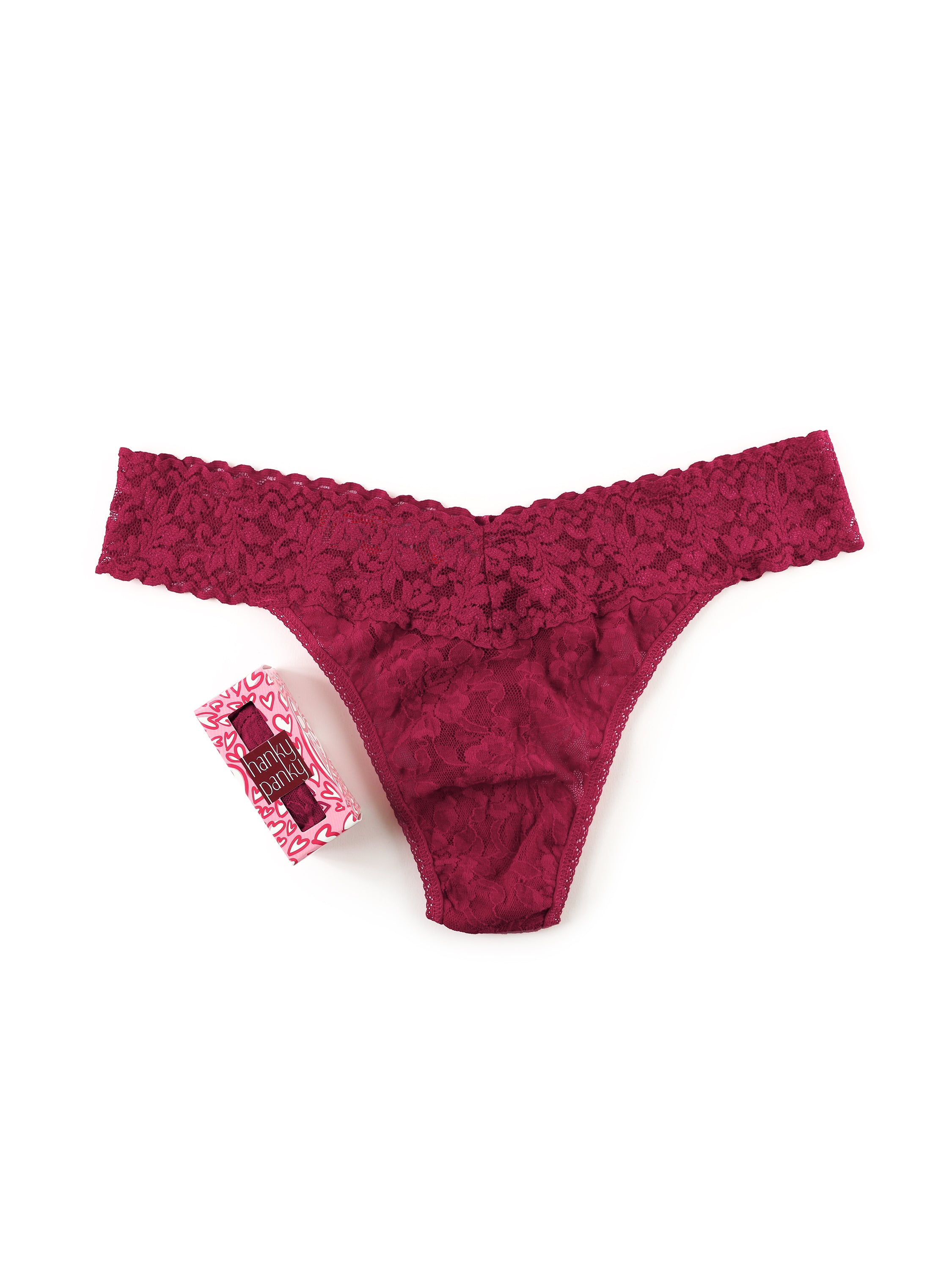 Sig Lace Original Rise Thong