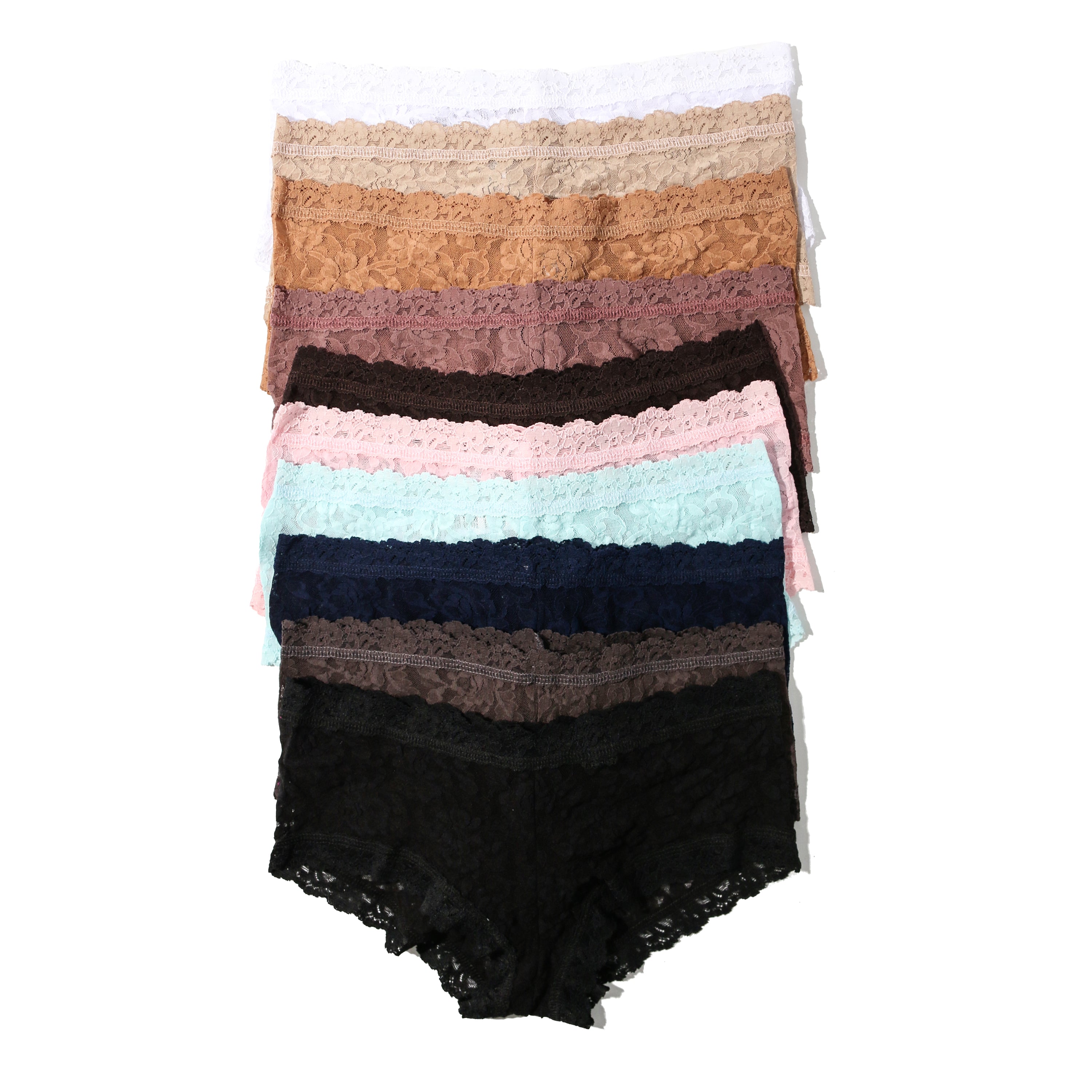 10pack Sig Lace Boyshort