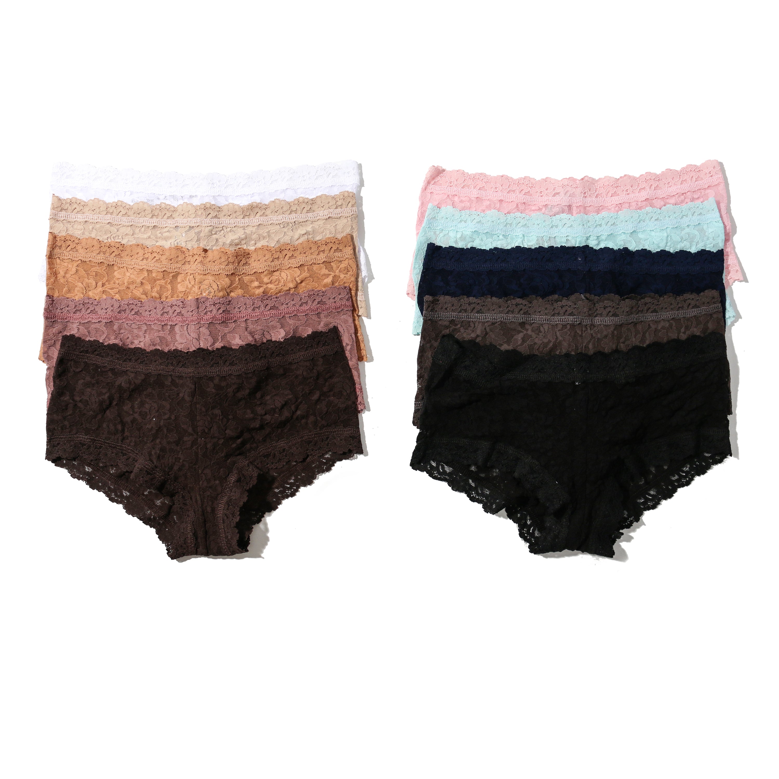 10pack Sig Lace Boyshort