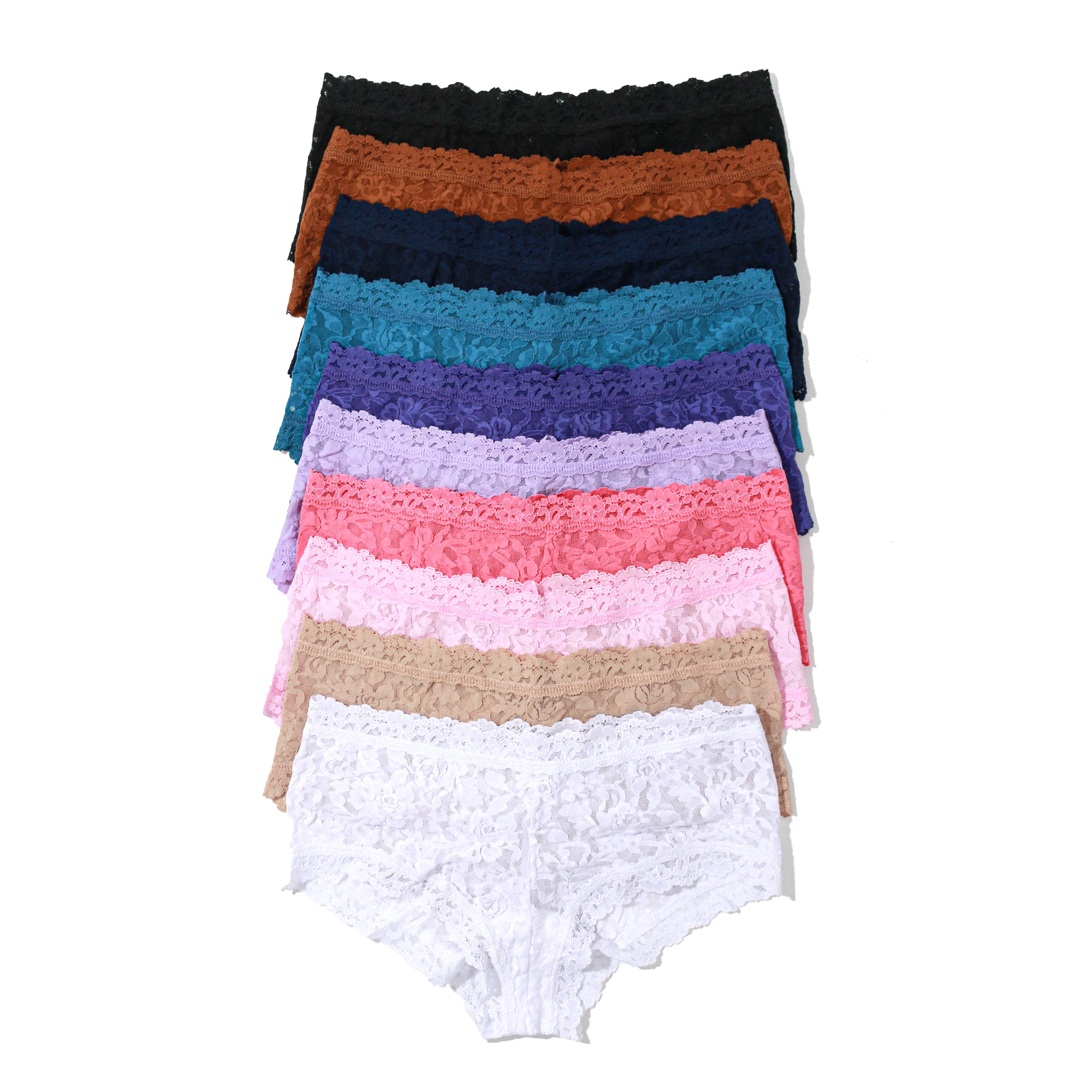 10pack Sig Lace Boyshort