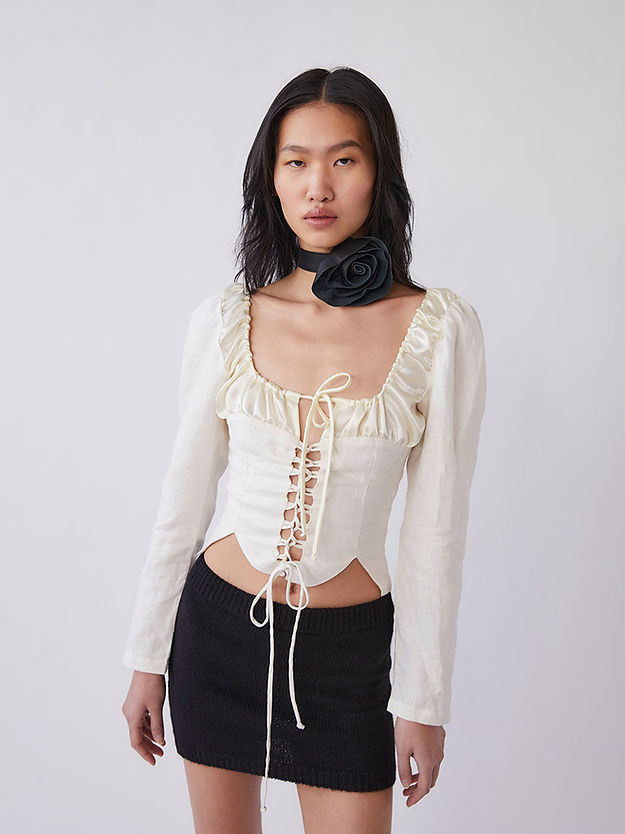 Salvia Corset Blouse