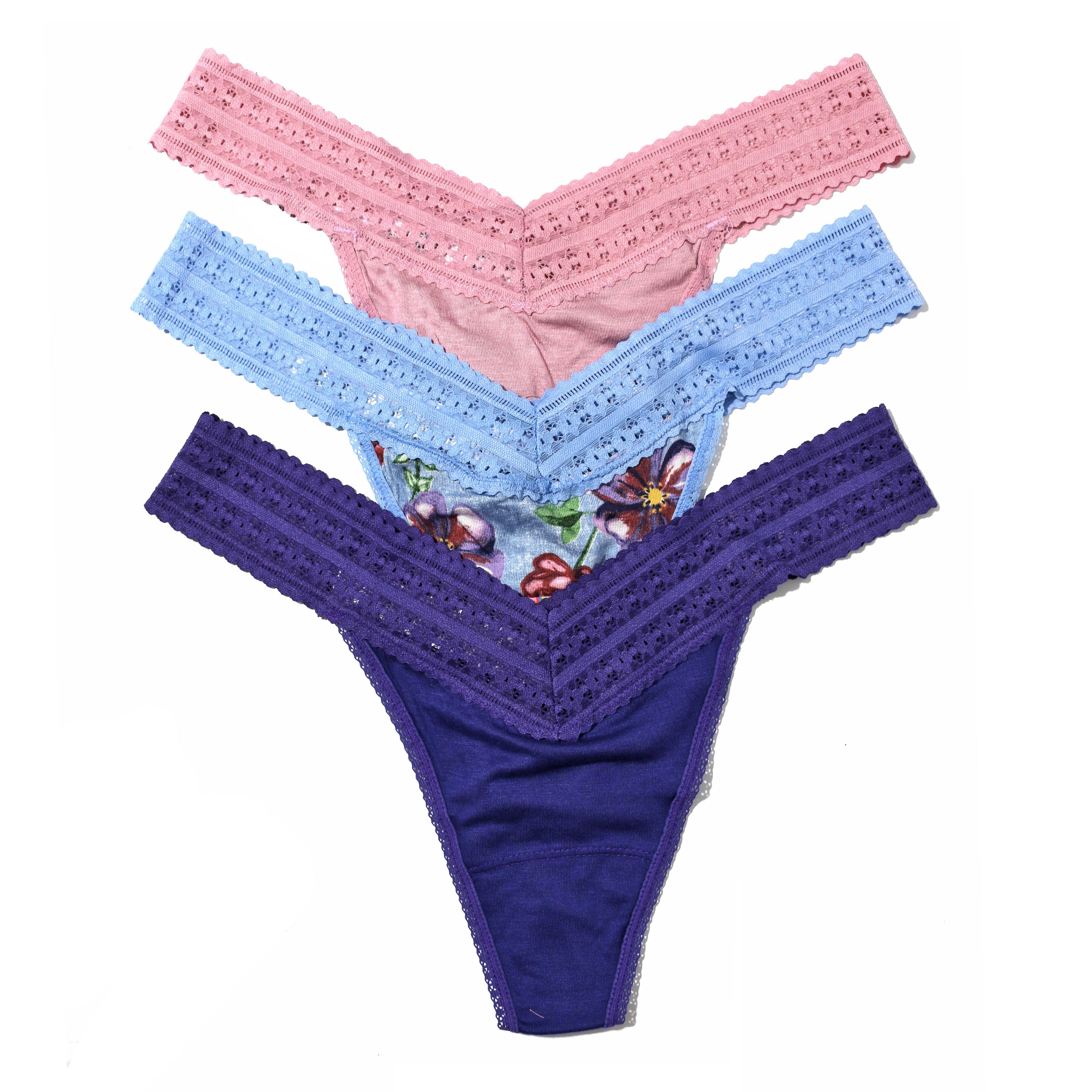 3pack Original Rise Thongs