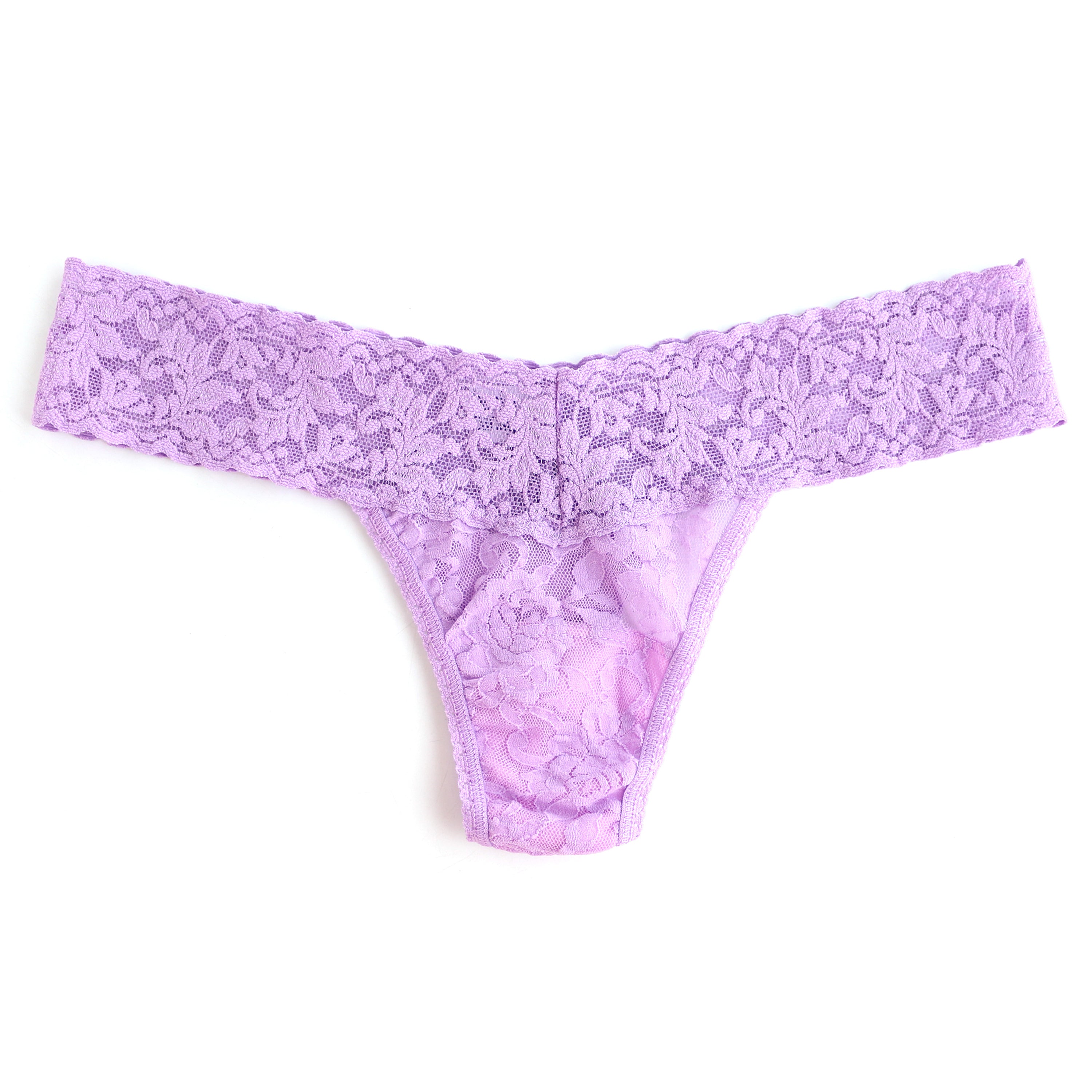 Sig Lace Low Rise Thong