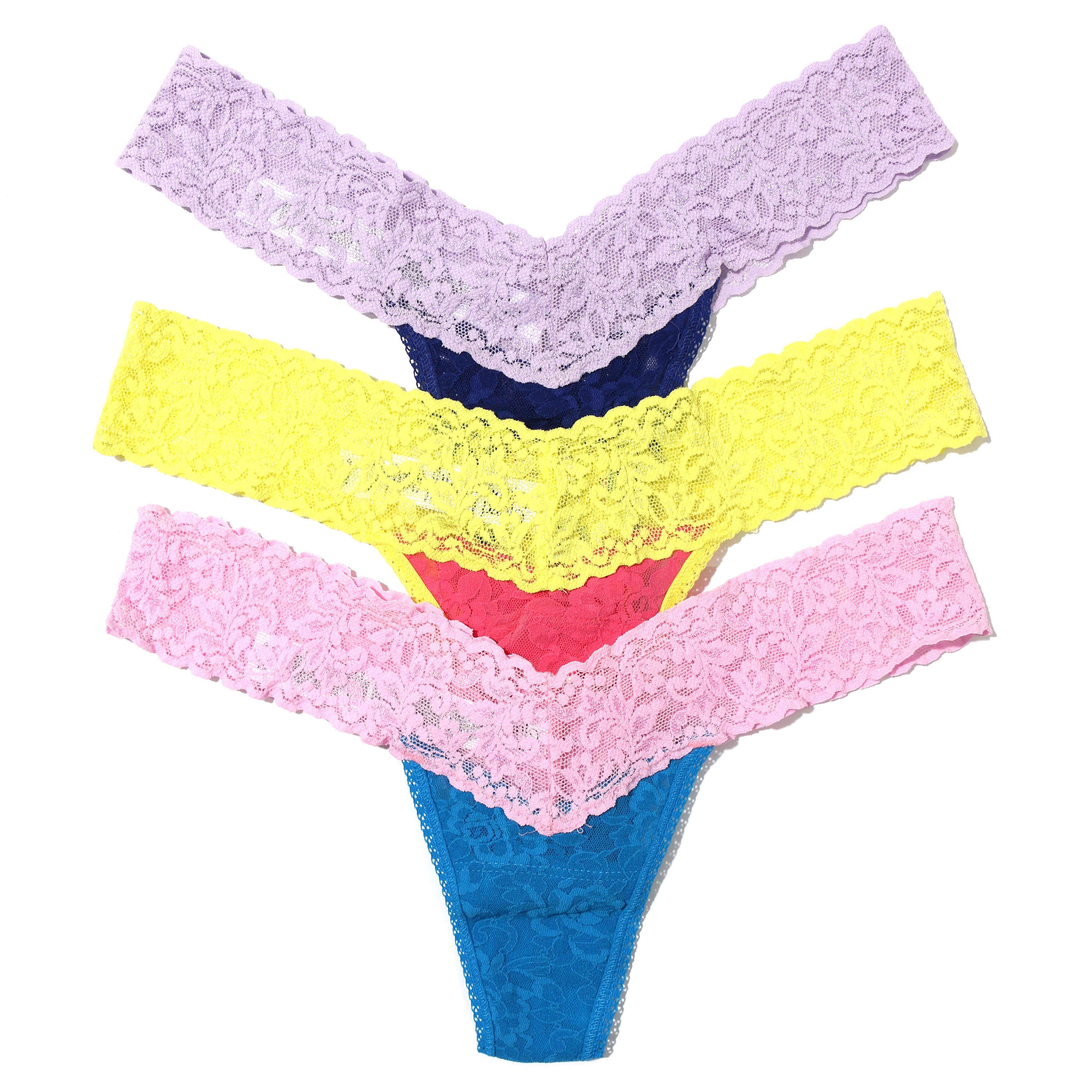 3pack Low Rise Thongs