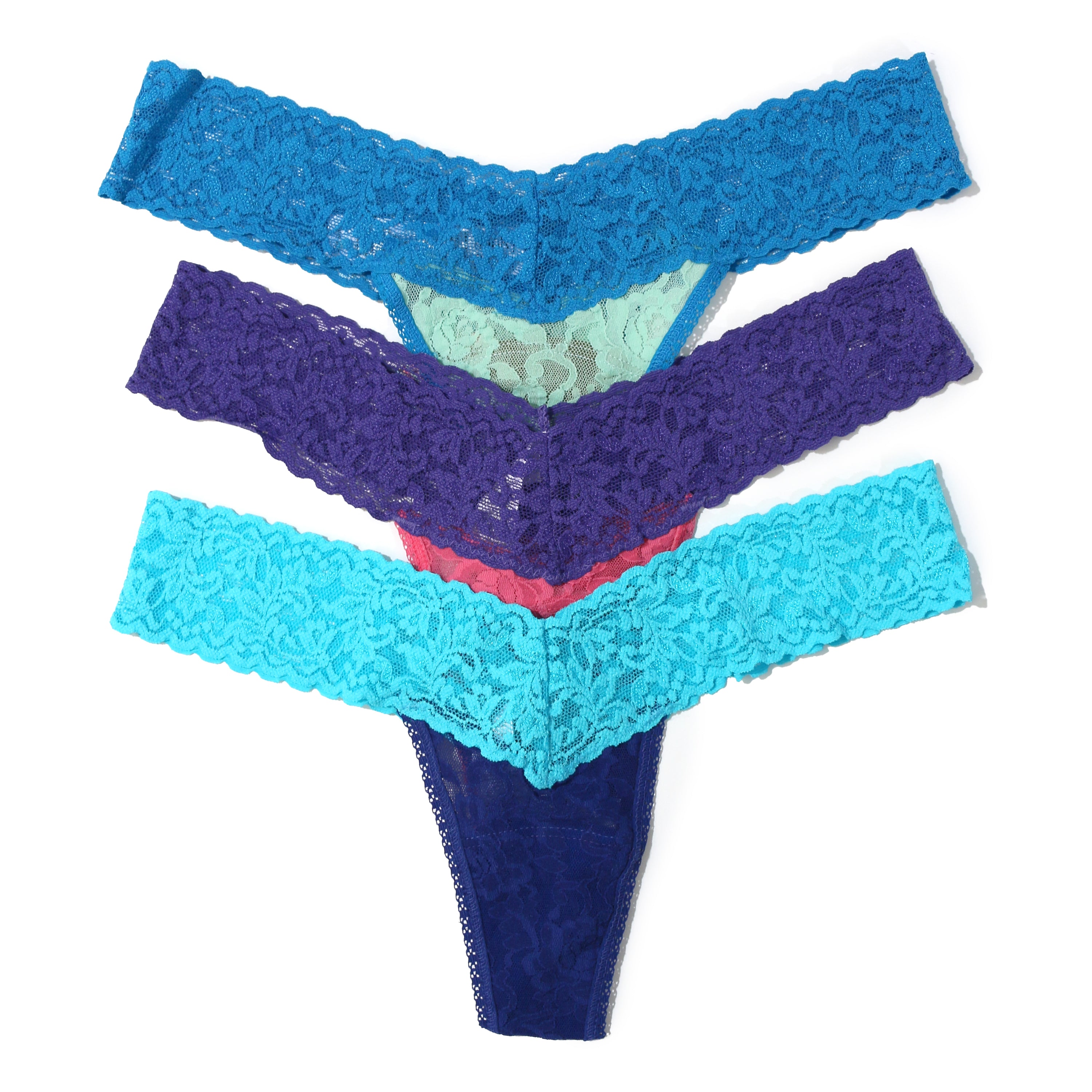 3pack Low Rise Thongs