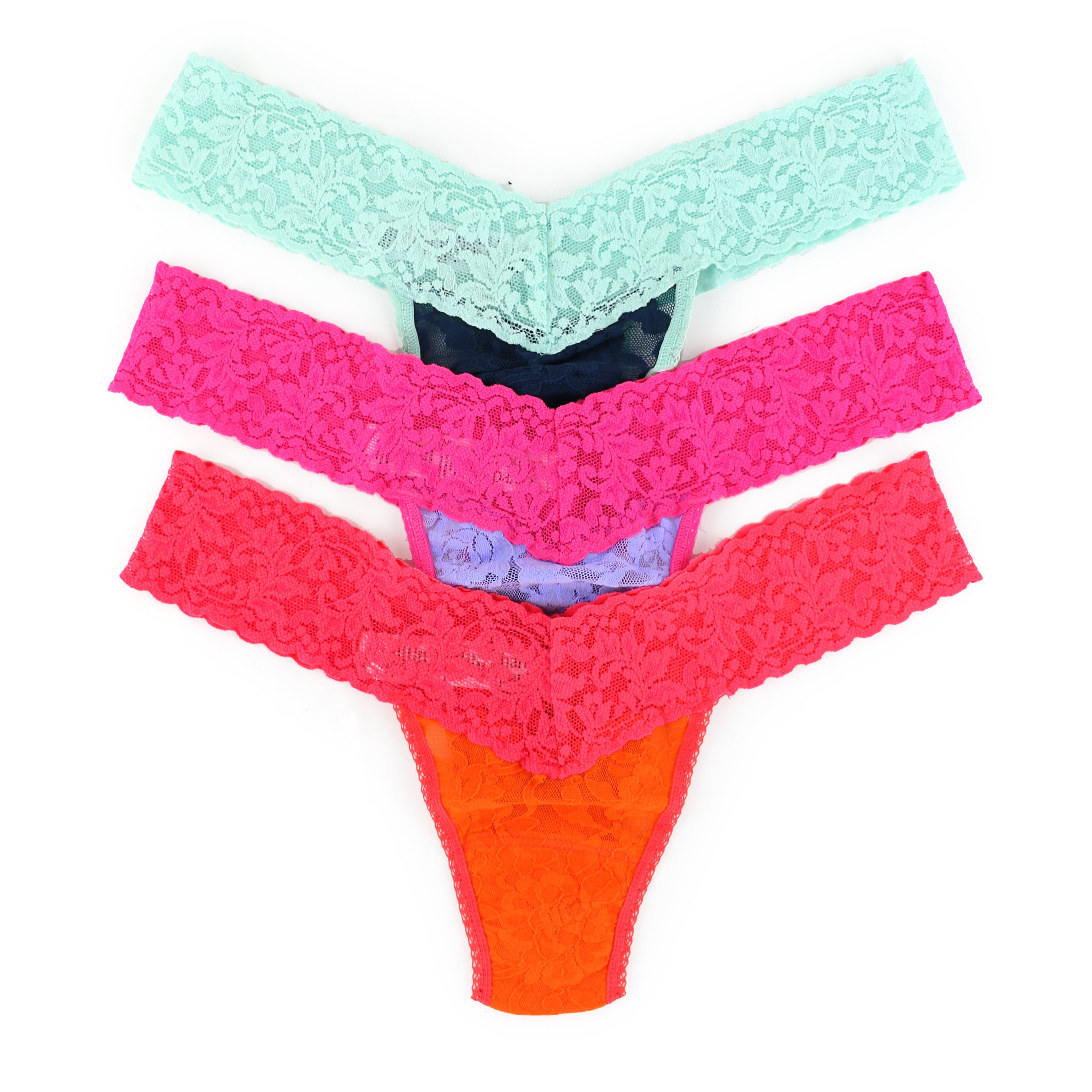 3pack Low Rise Thongs