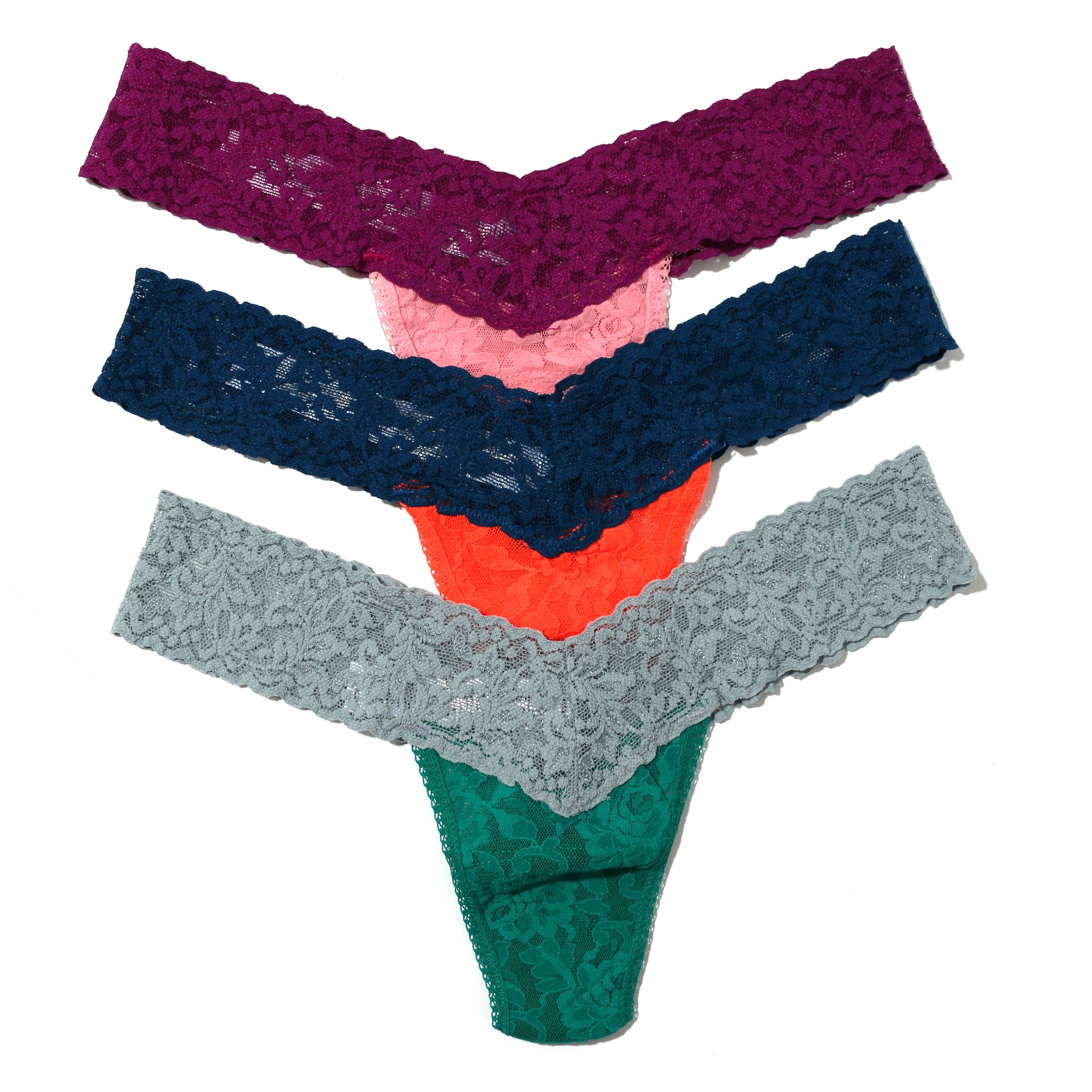 3pack Low Rise Thongs