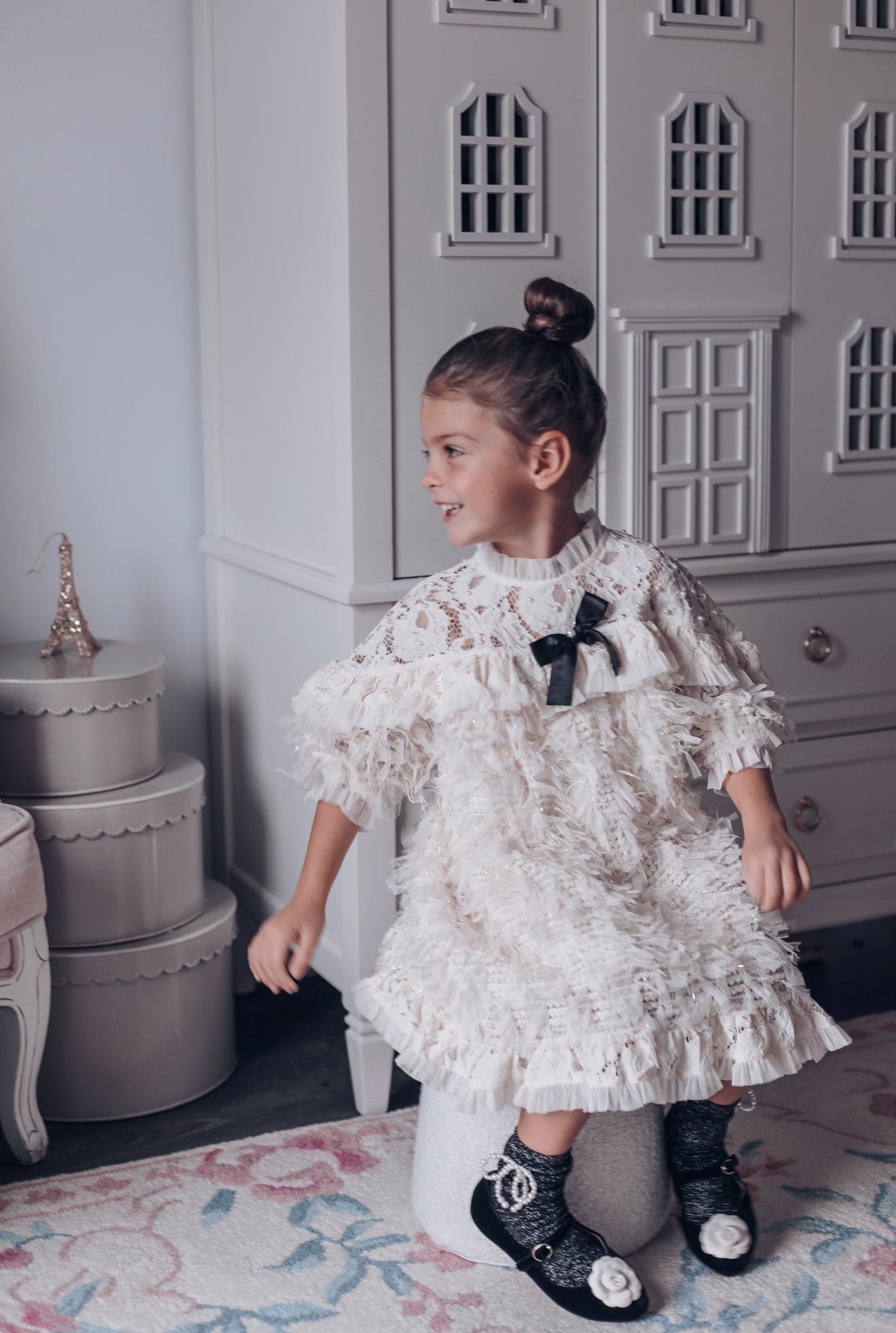 Ivanna Ivory Dress - Petite Maison Kids