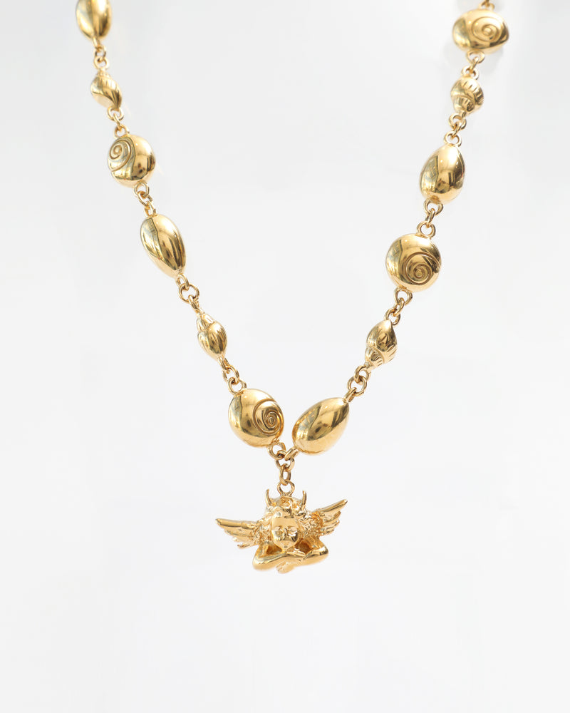 Gold Shell Necklace