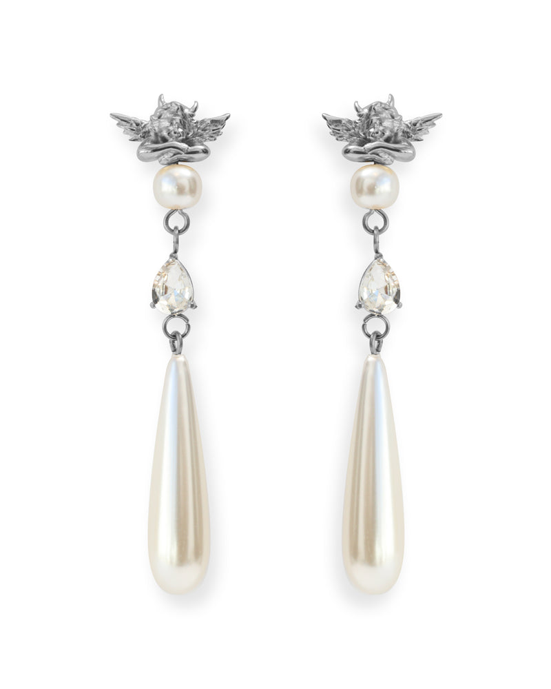 April Showers Silver Earrings