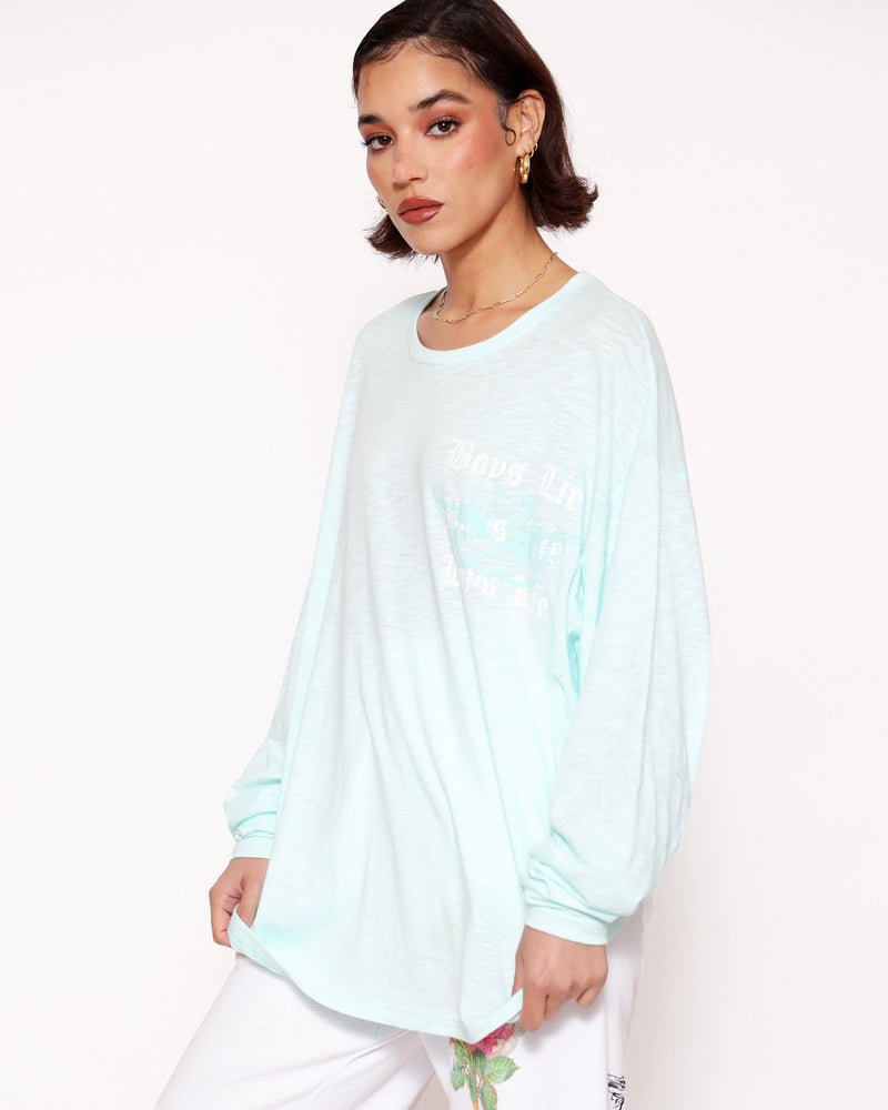 Head Over Heals Longsleeve Boyfriend Tee