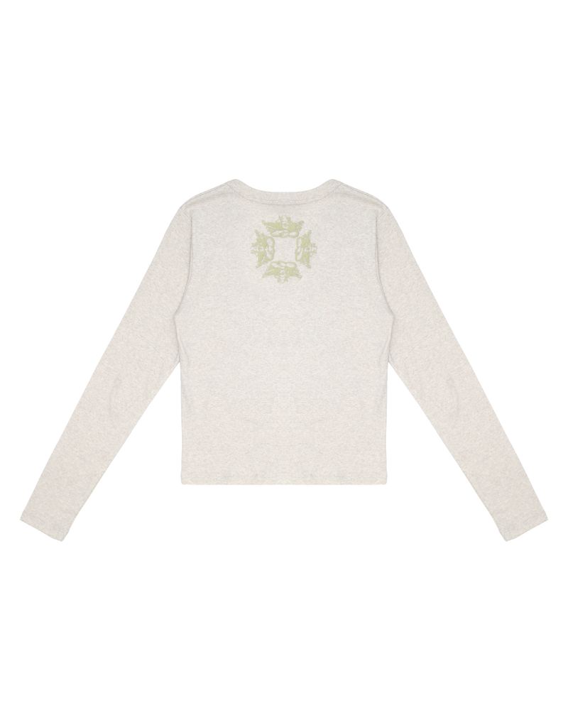 Don't Say It Darling Fair Play Fitted Longsleeve Crop