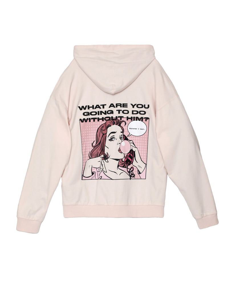 What Are You Going To Do Without Him Remix Harley Zip-up Hoodie