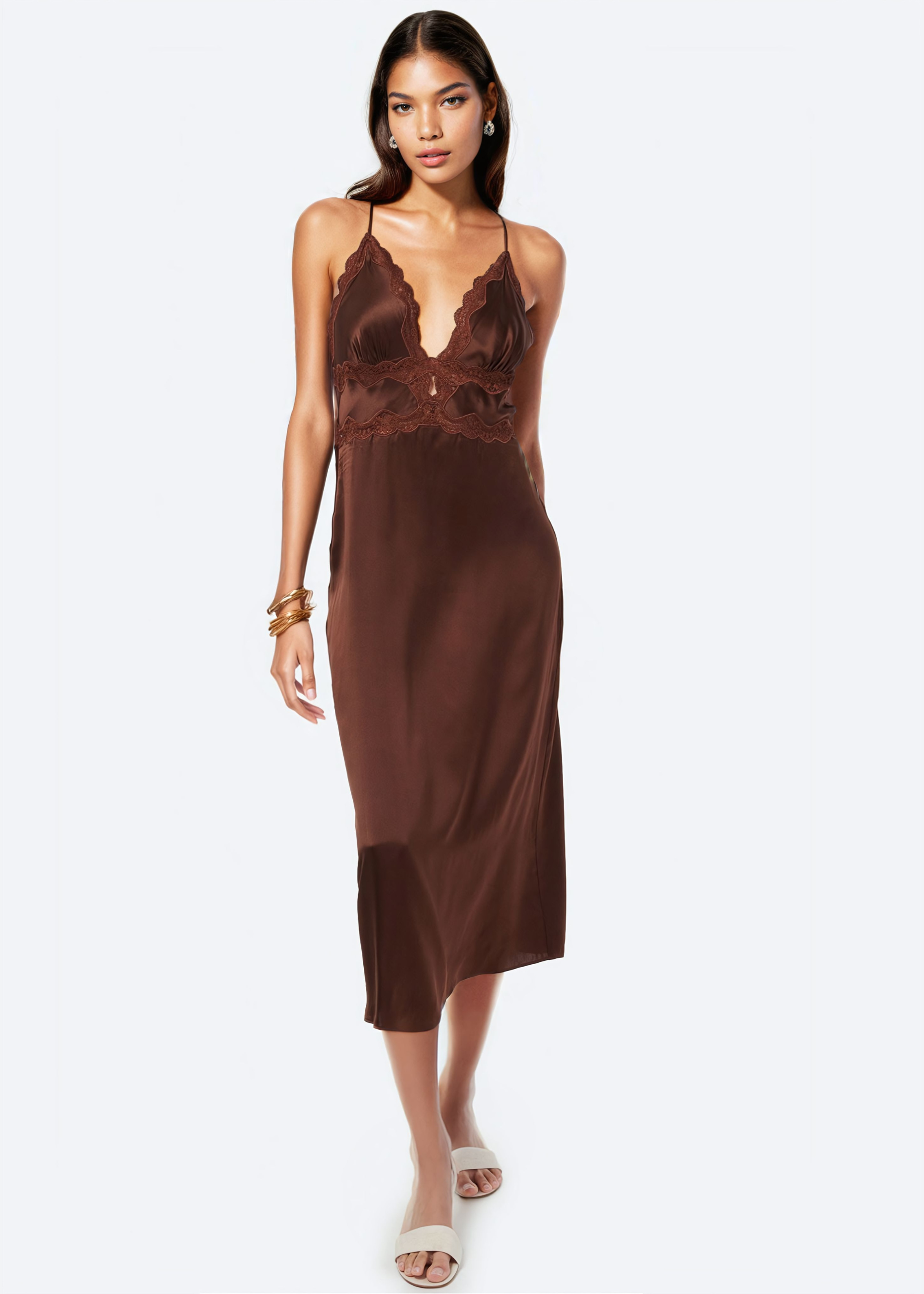 Roya Dress Mocha