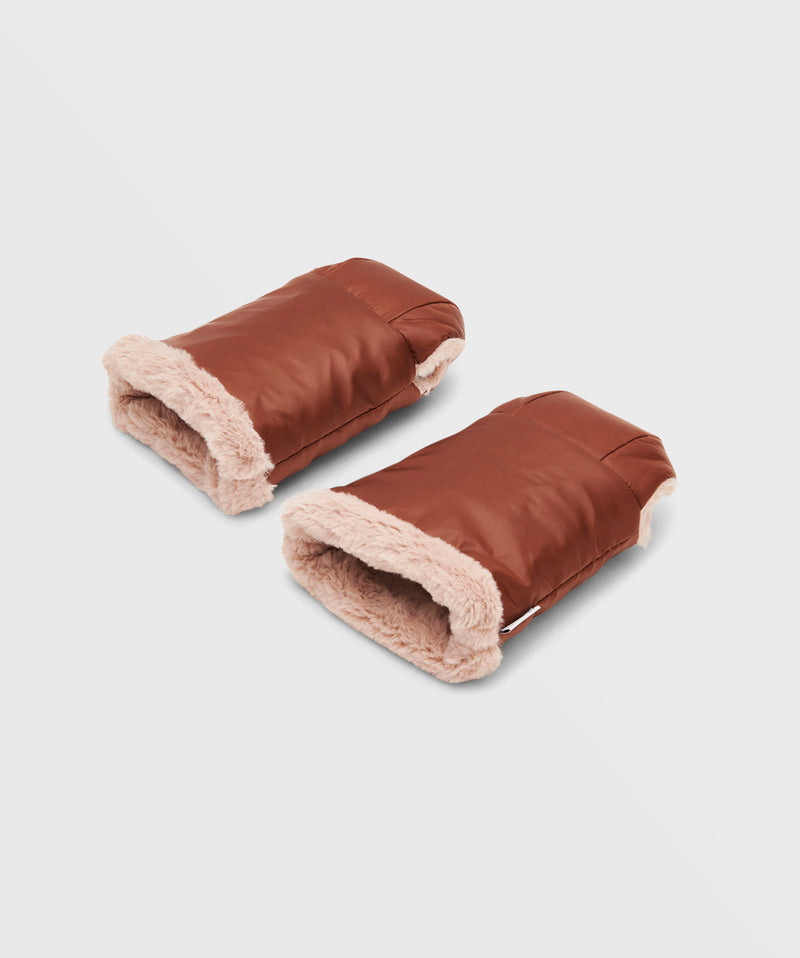 Winter Stroller Gloves - Nylon In Clay