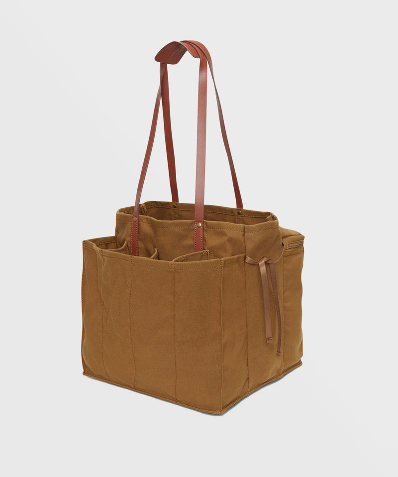 MARKET TOTE - RPET Canvas in Bark