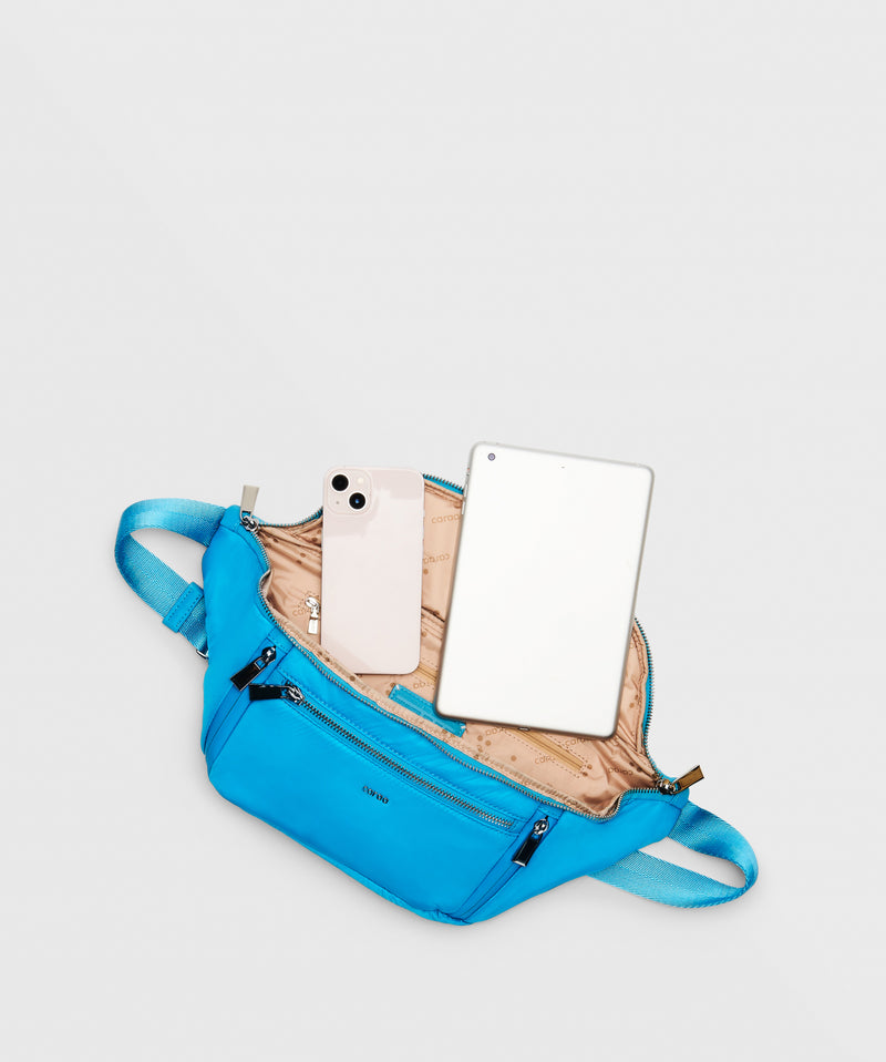 Sling Medium Nylon In Cerulean