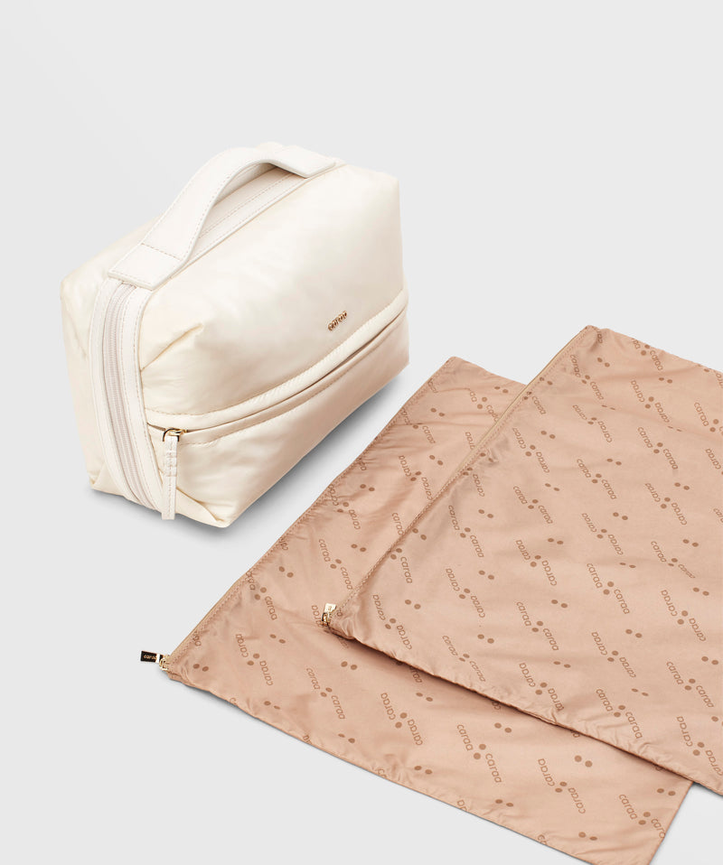 TRAVEL KIT - Nylon in Ivory