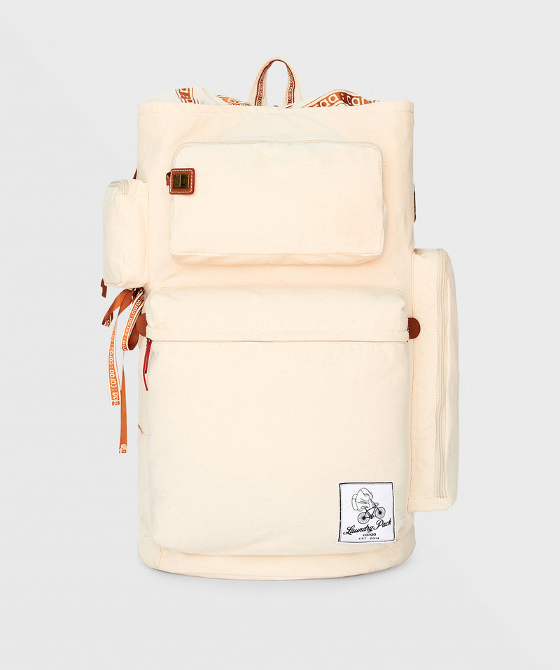 LAUNDRY BACKPACK - Canvas in Natural