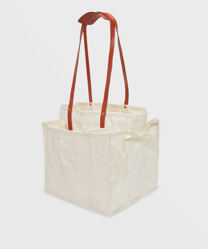 MARKET TOTE - RPET Canvas in Ivory