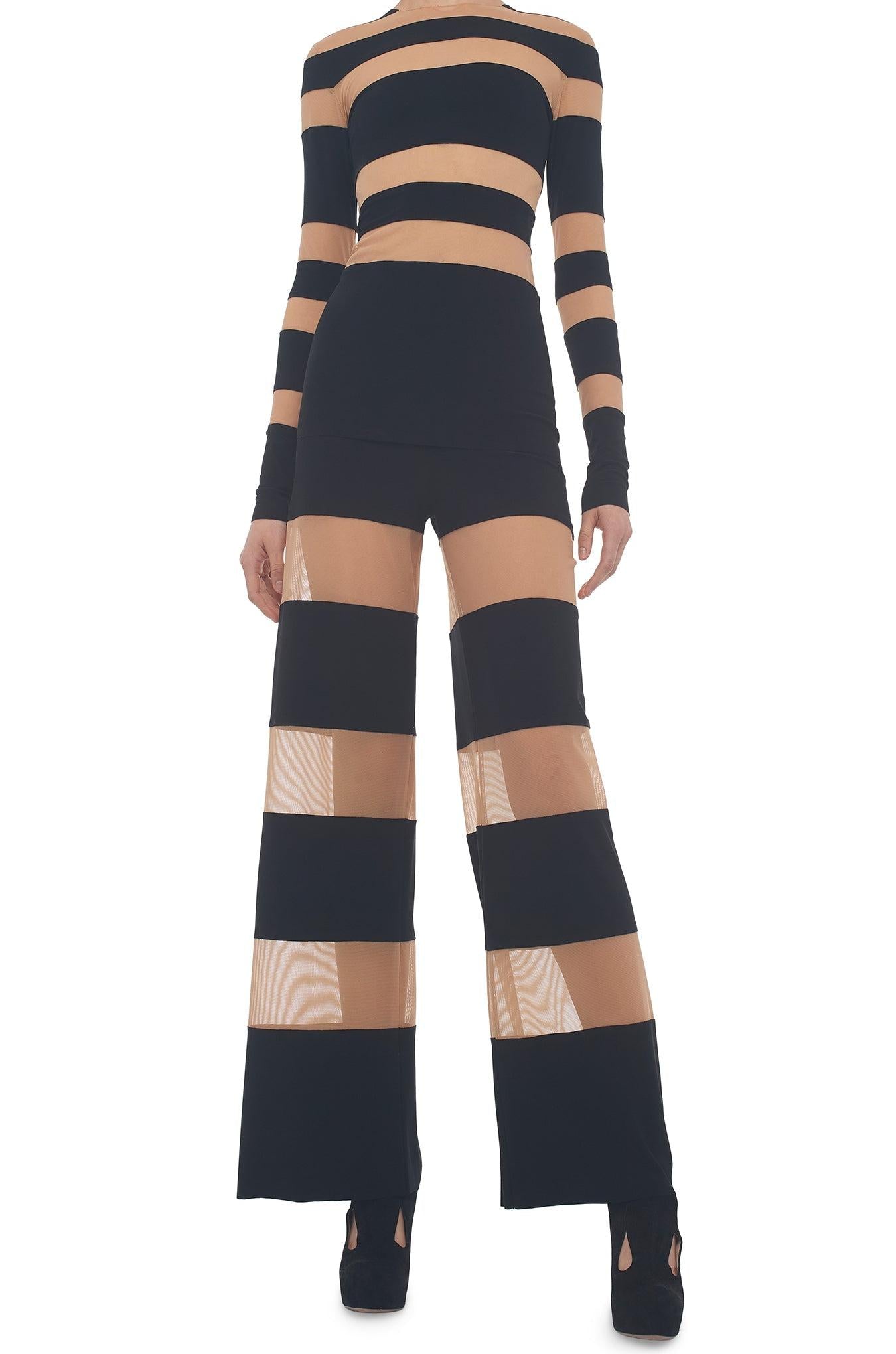 SPLICED STRAIGHT LEG PANT