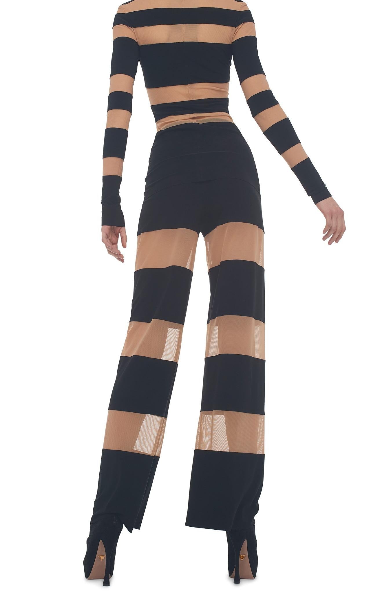 SPLICED STRAIGHT LEG PANT