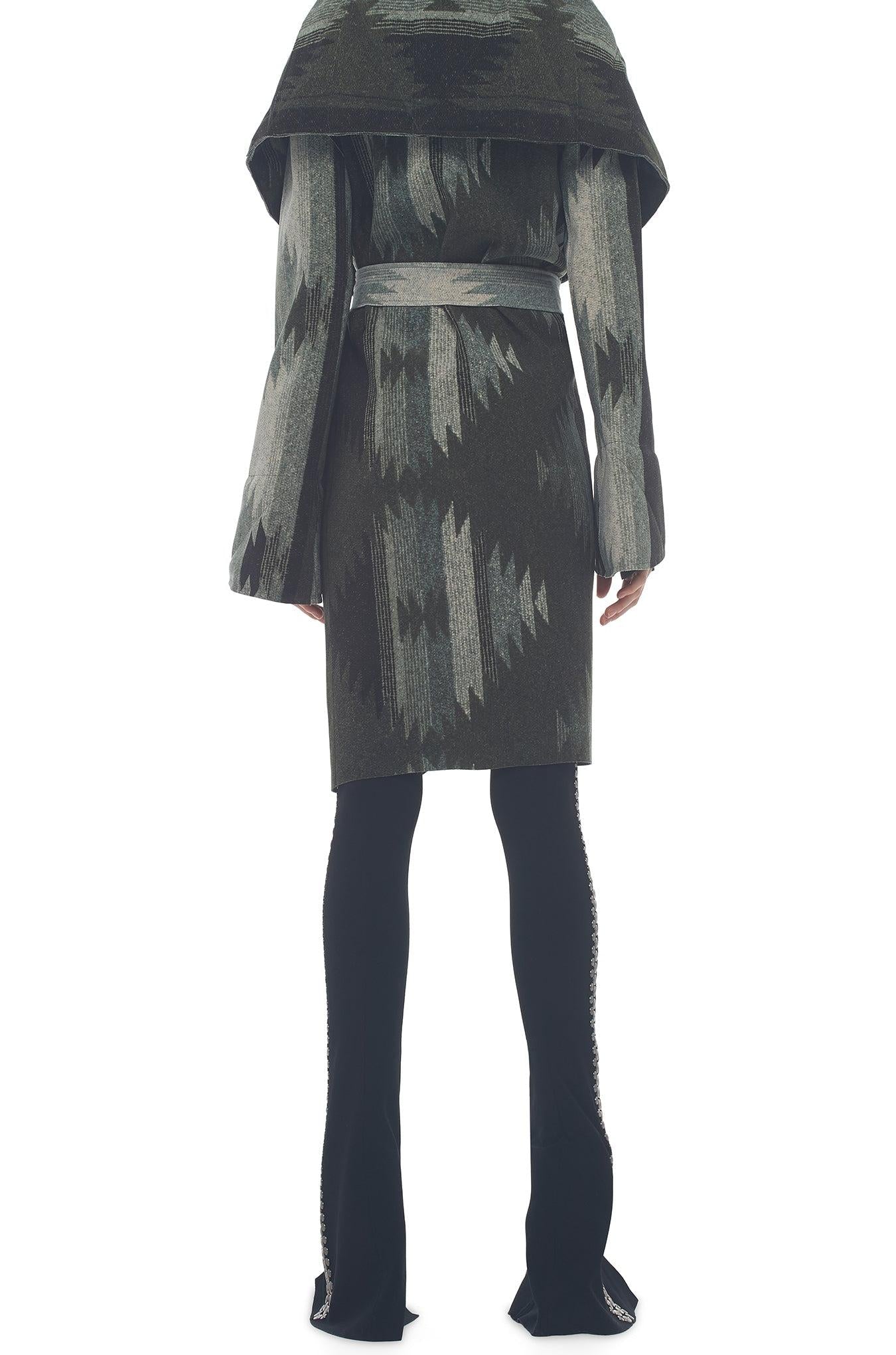 BONDED SHAWL COLLAR COAT