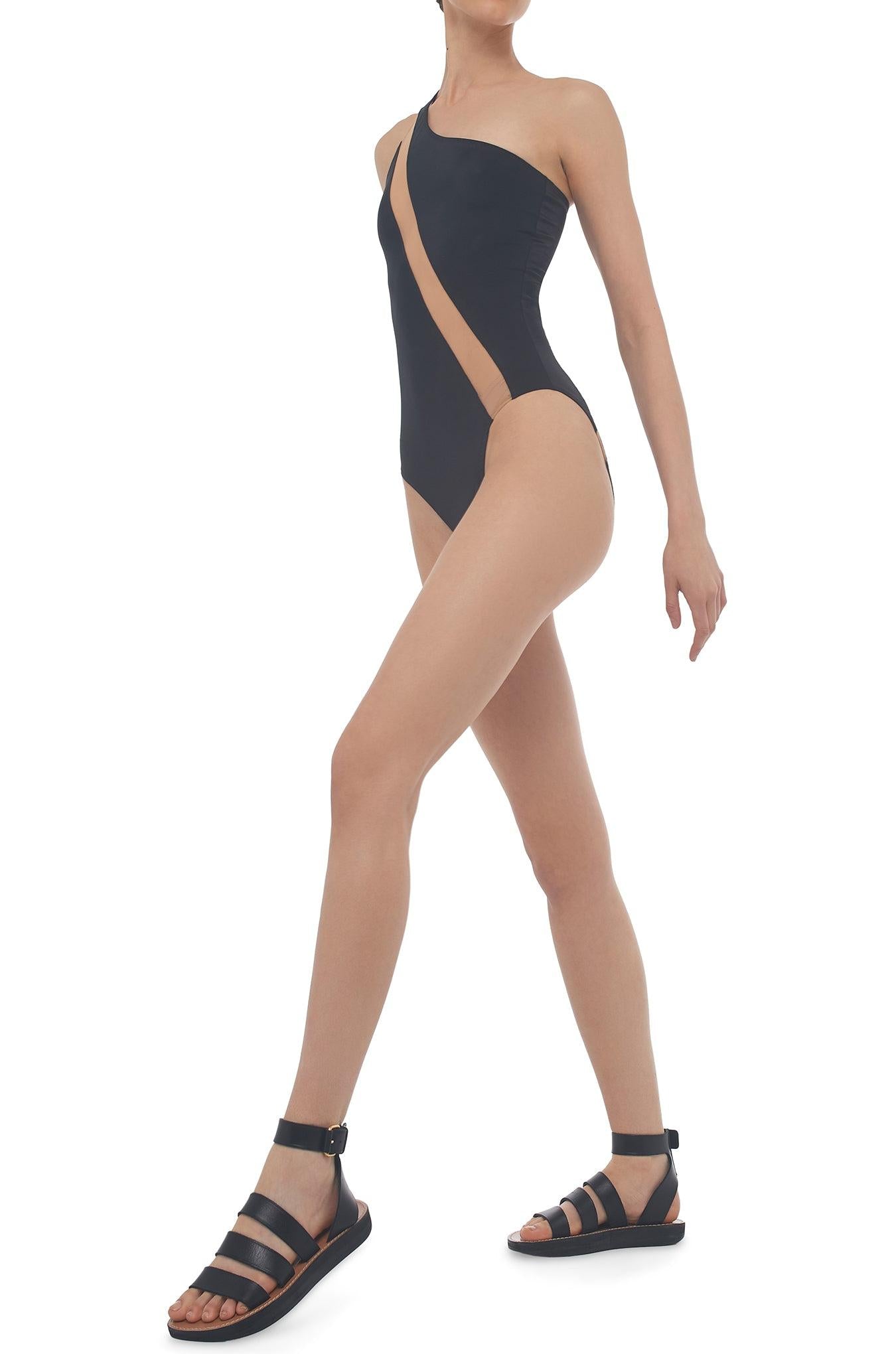 ONE SHOULDER NUDE MIO