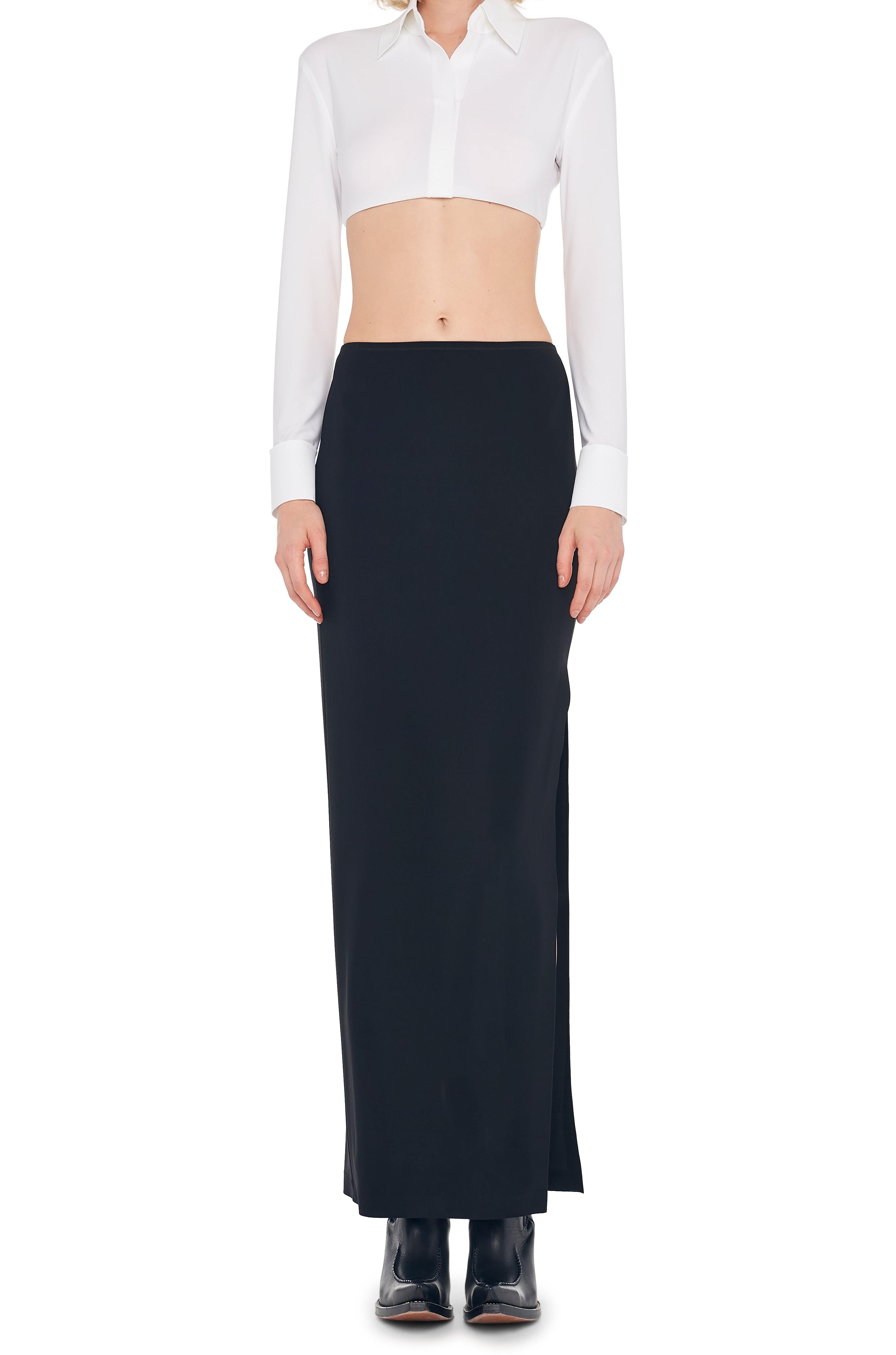 SIDE SLIT LONG SKIRT
