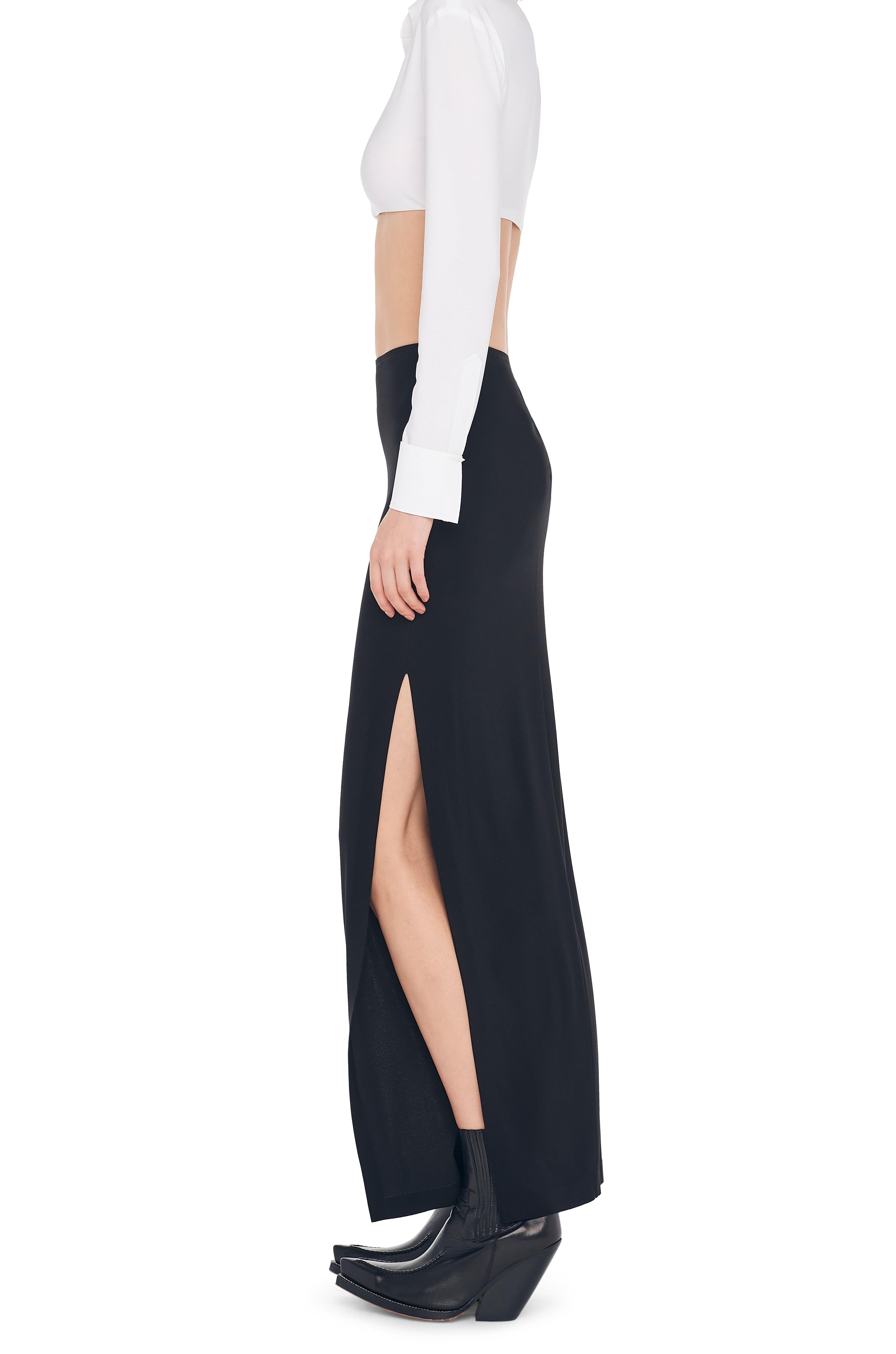 SIDE SLIT LONG SKIRT