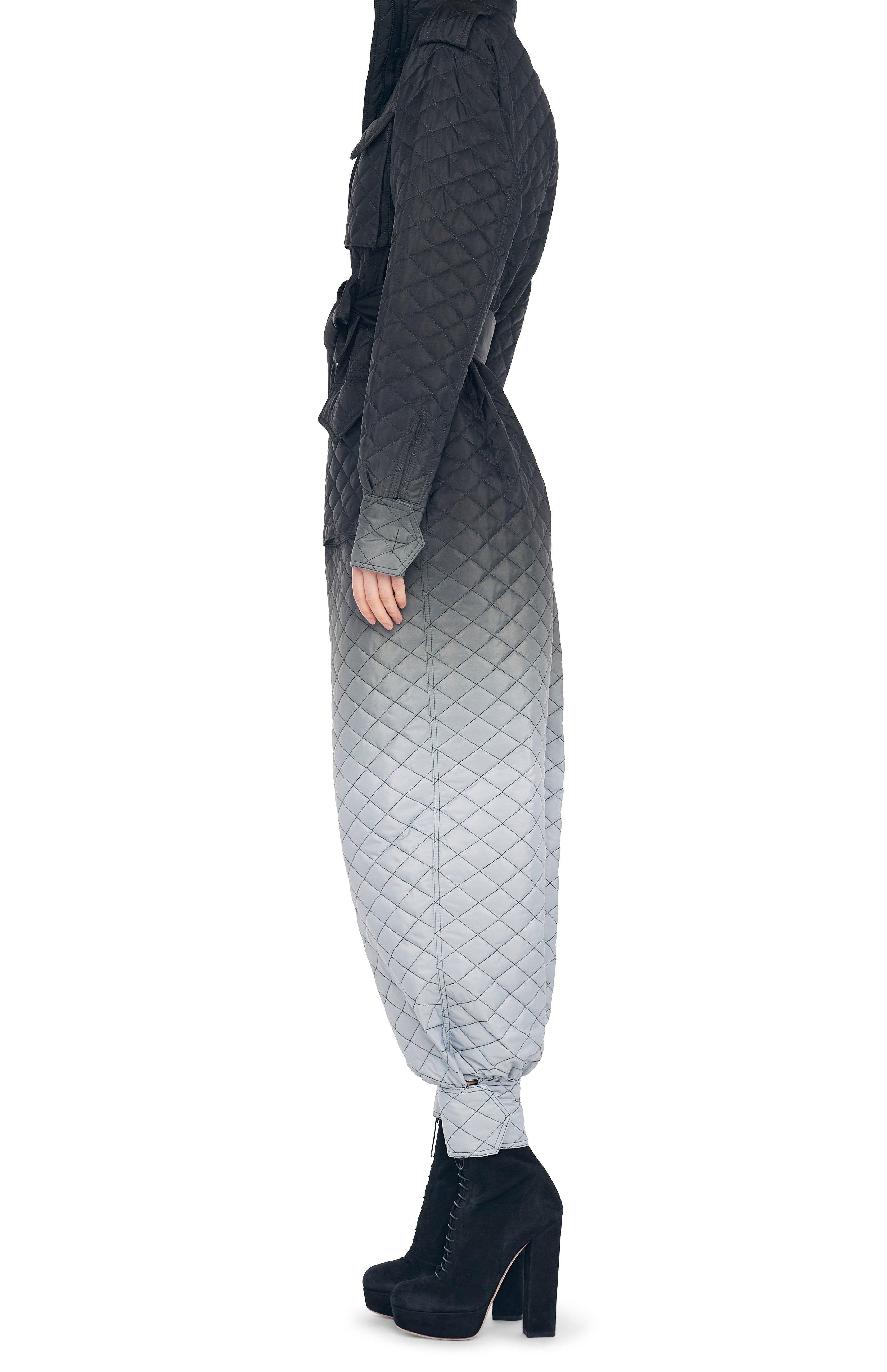 QUILTED CARGO JUMPSUIT