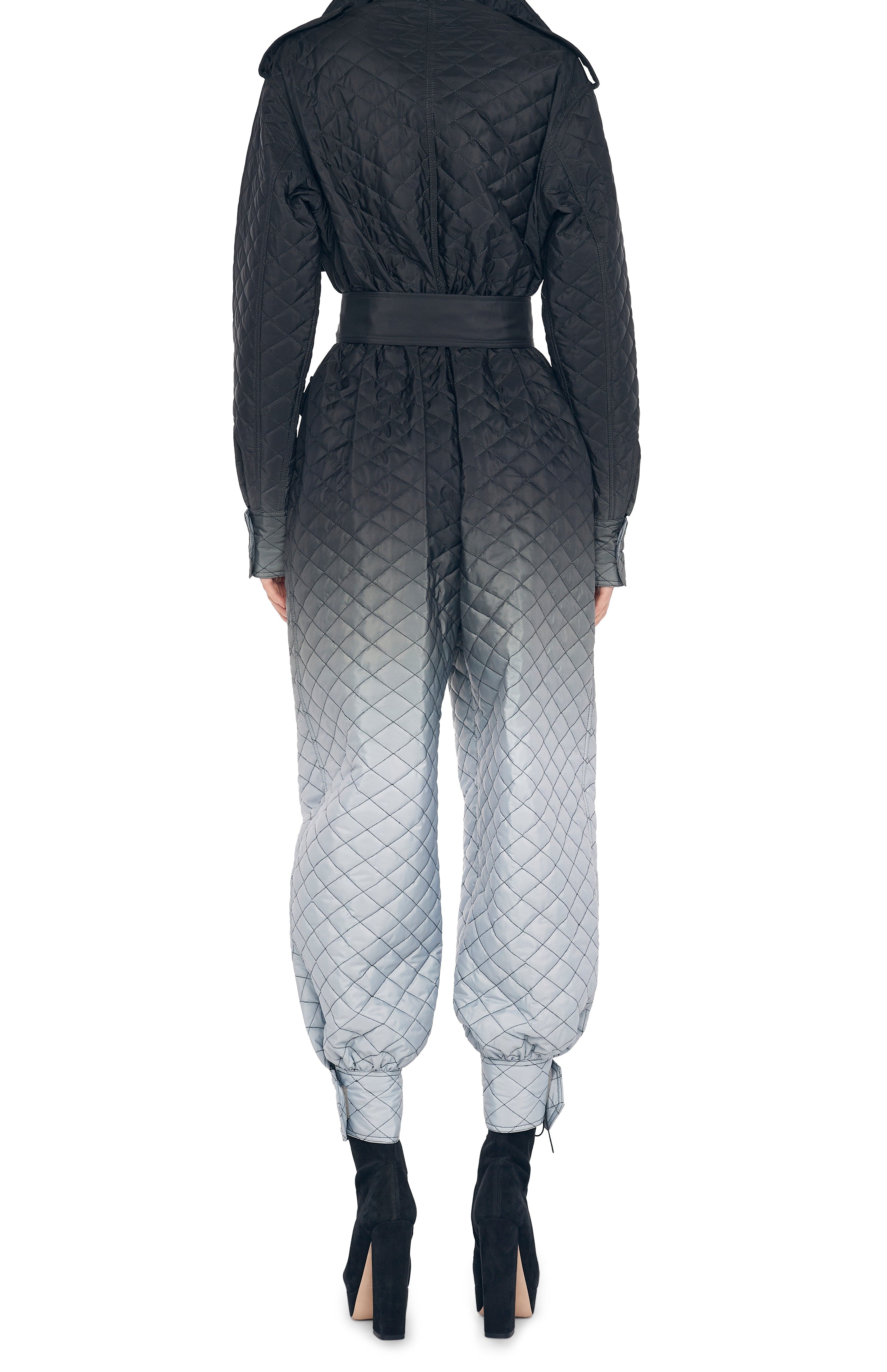 QUILTED CARGO JUMPSUIT