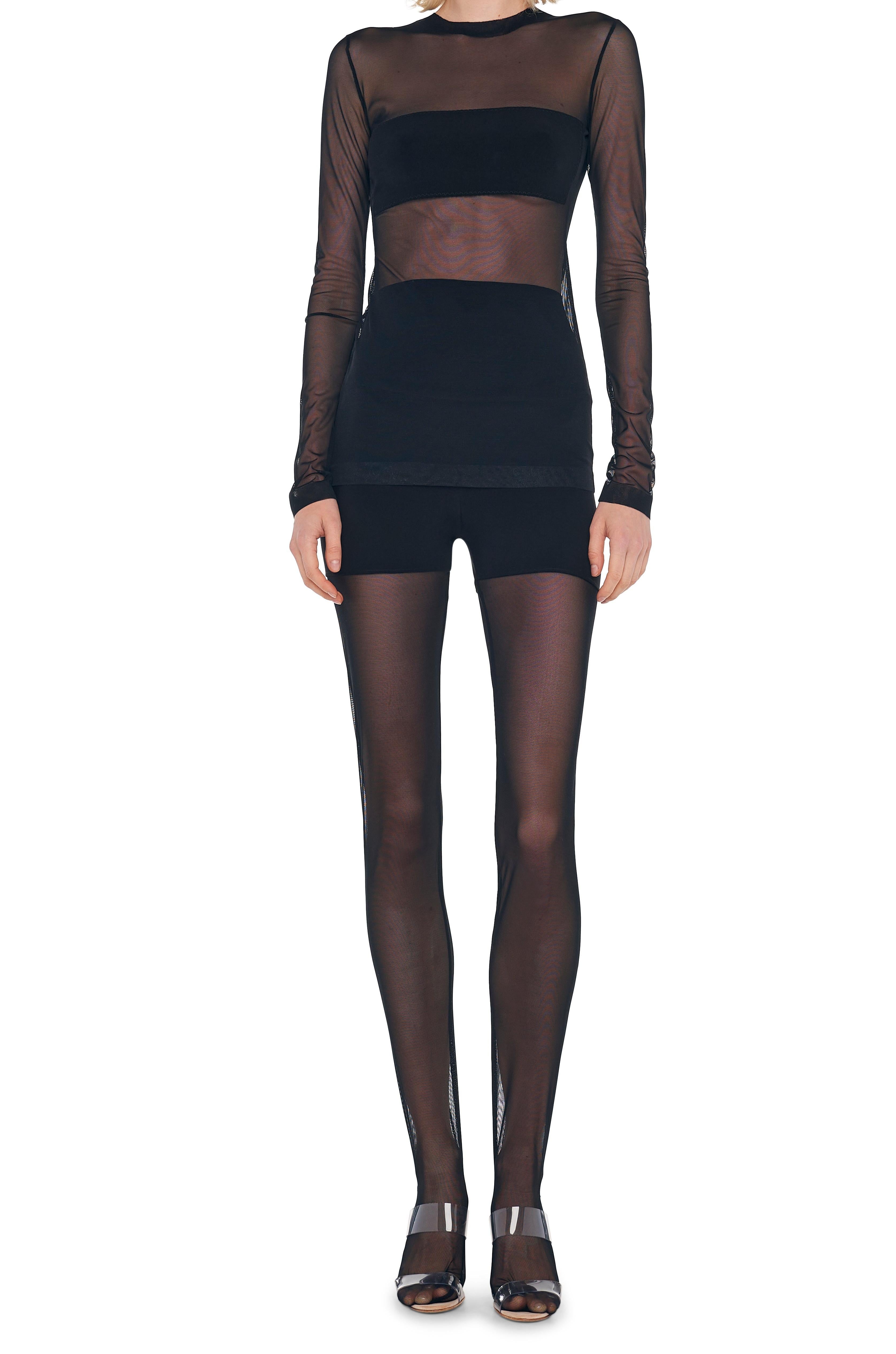 LONG SLEEVE DASH APPLIQUE TOP