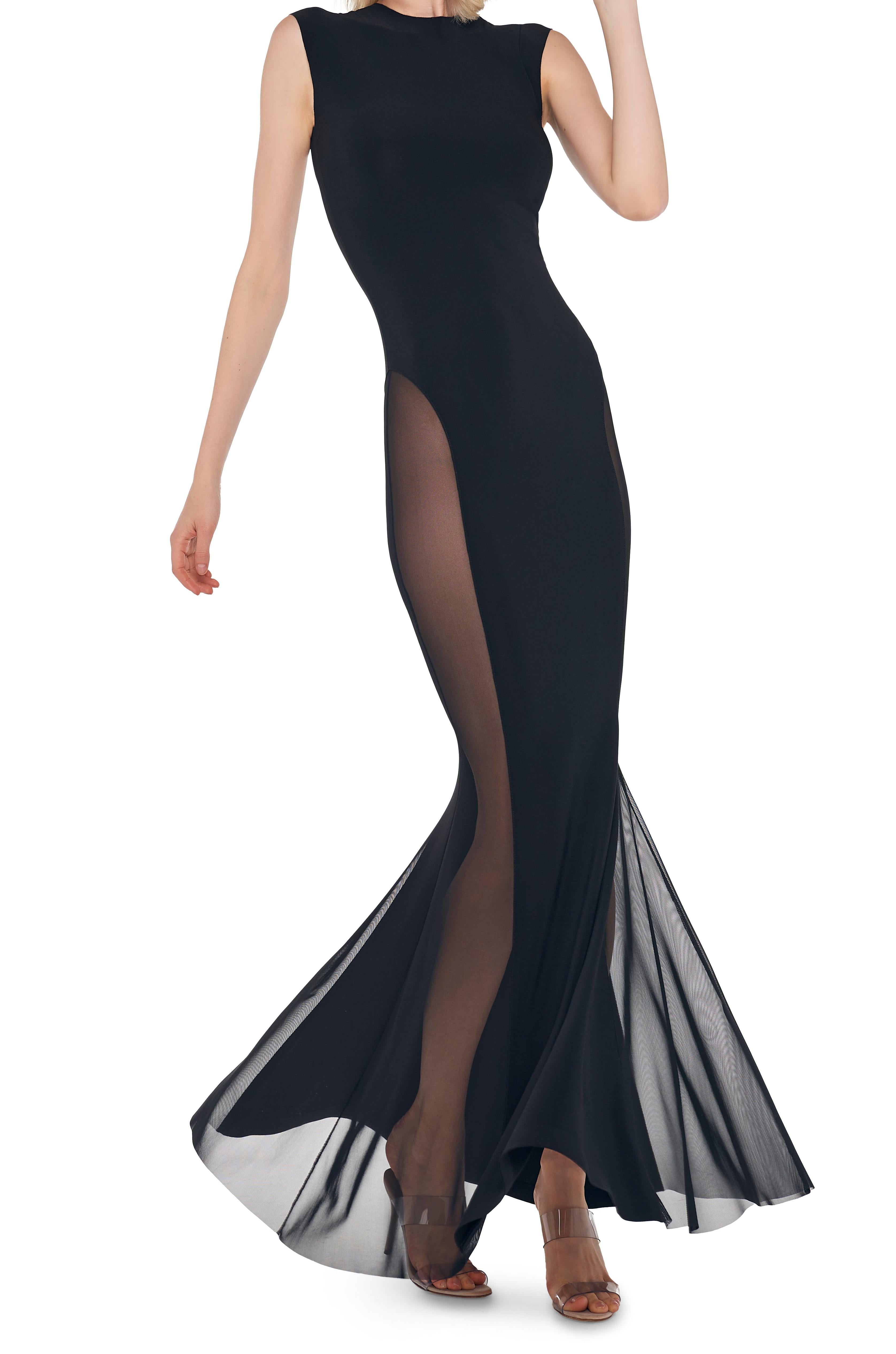 SLEEVELESS FISHTAIL GOWN